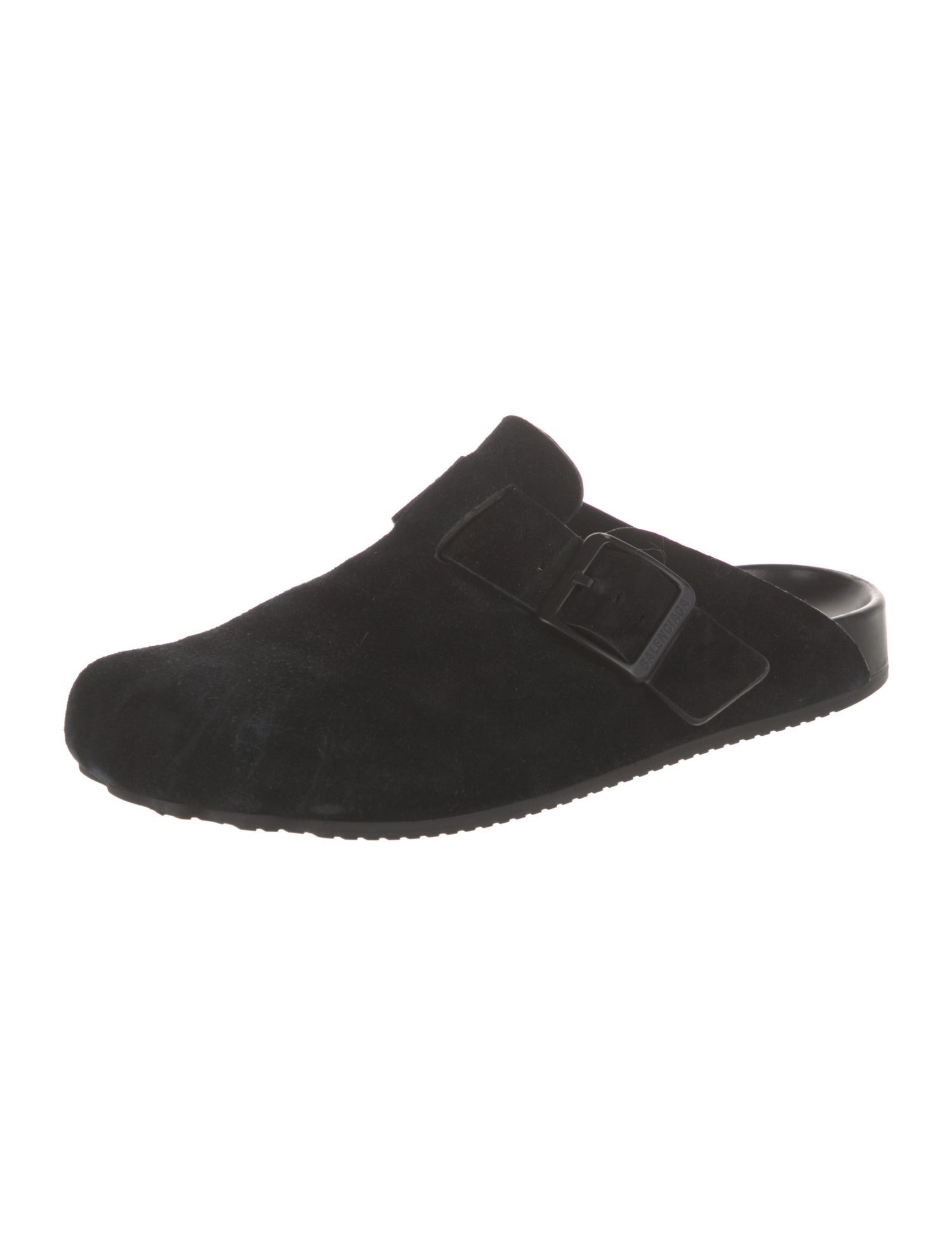 Balenciaga Sunday Suede Slippers