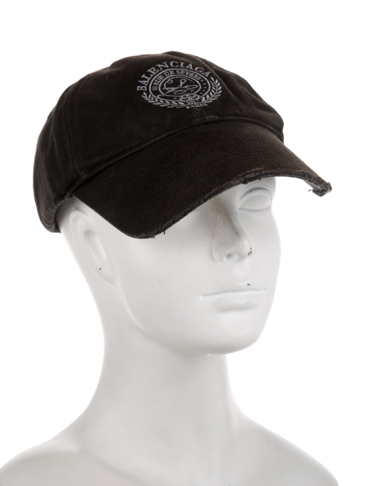 Balenciaga Embroidered Cotton Cap