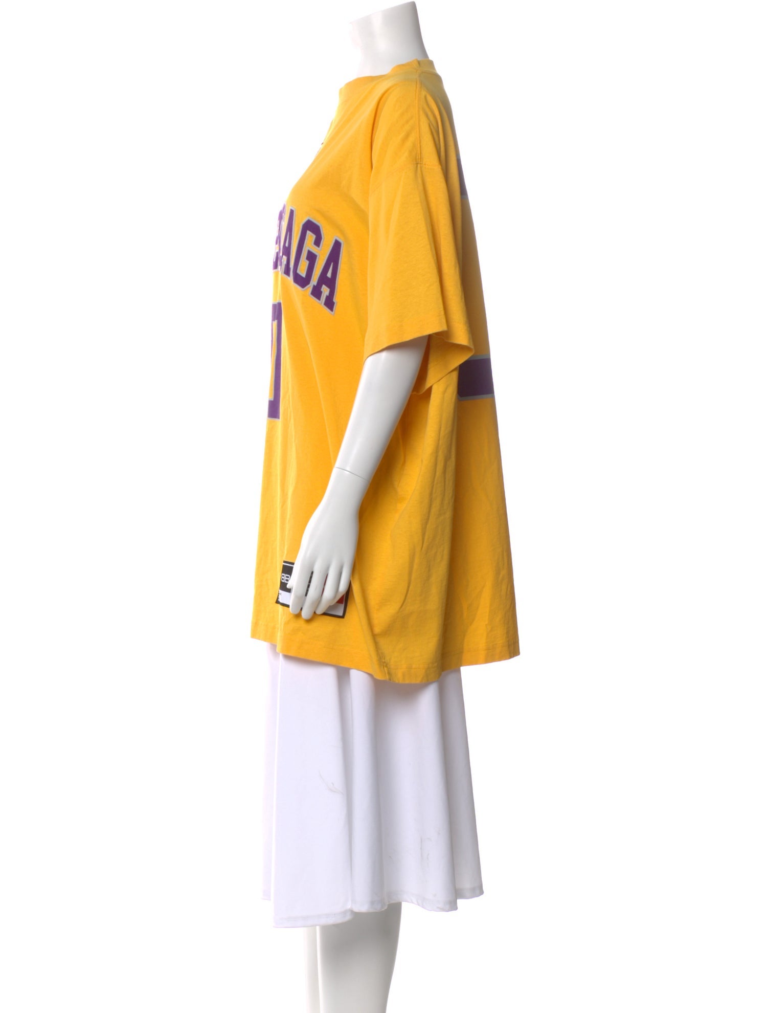 Balenciaga Graphic Print Crew Neck T-Shirt