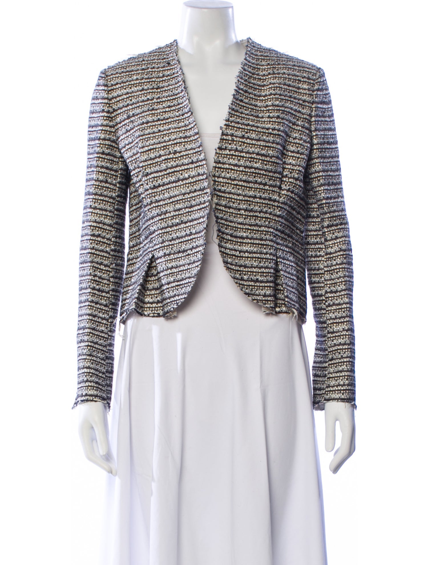 Balenciaga 2012 Tweed Pattern Evening Jacket