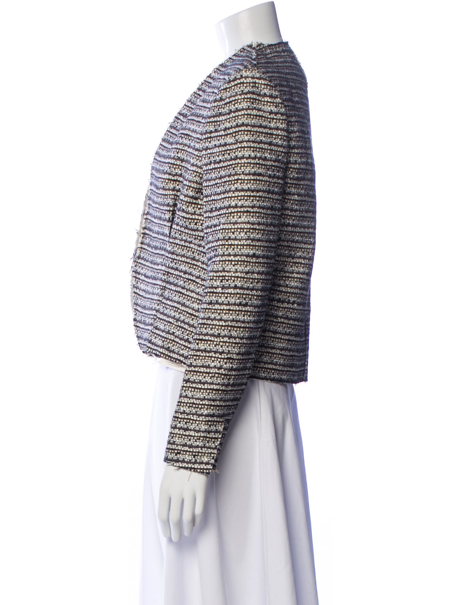 Balenciaga 2012 Tweed Pattern Evening Jacket
