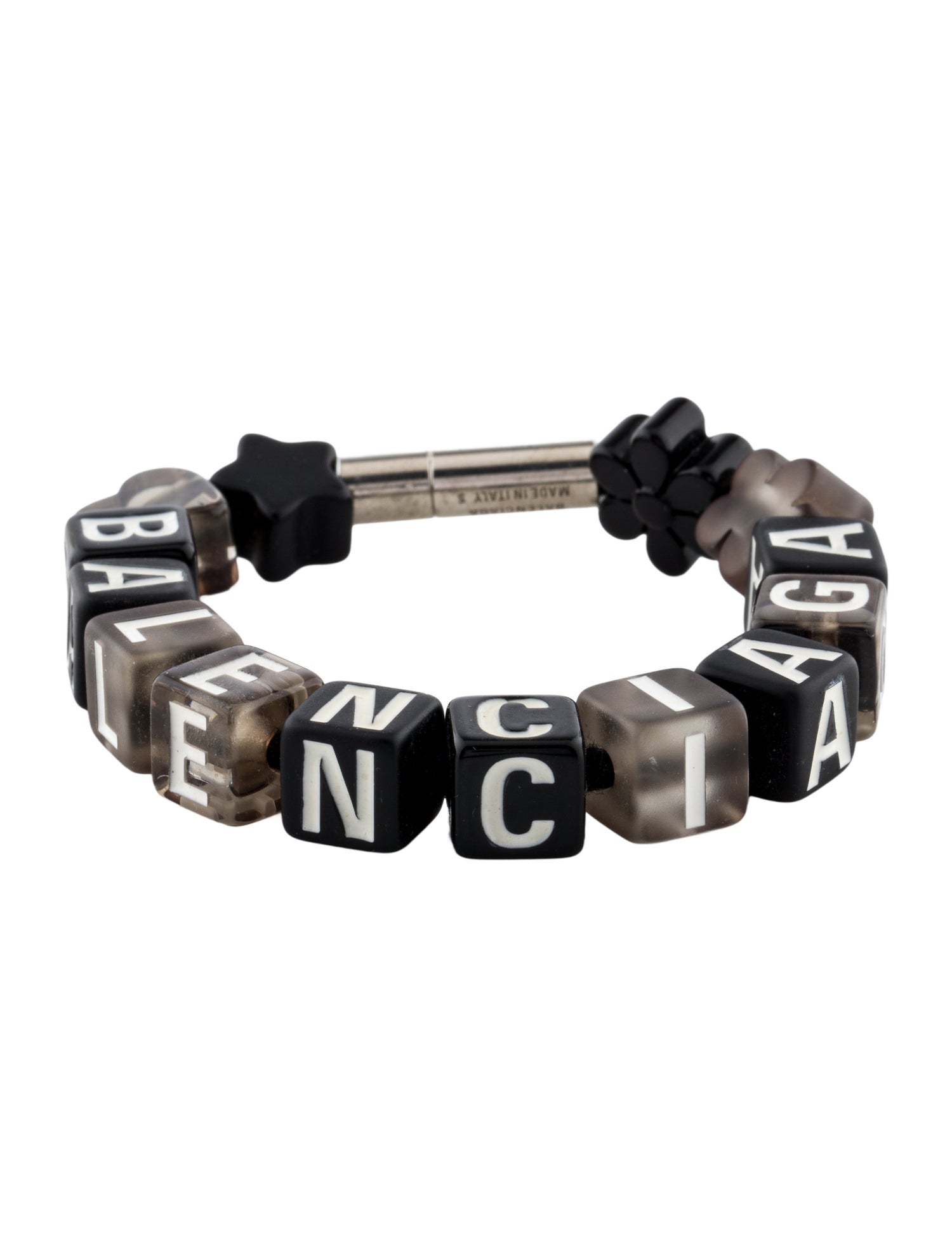 Balenciaga Logo Toy Beaded Bracelet