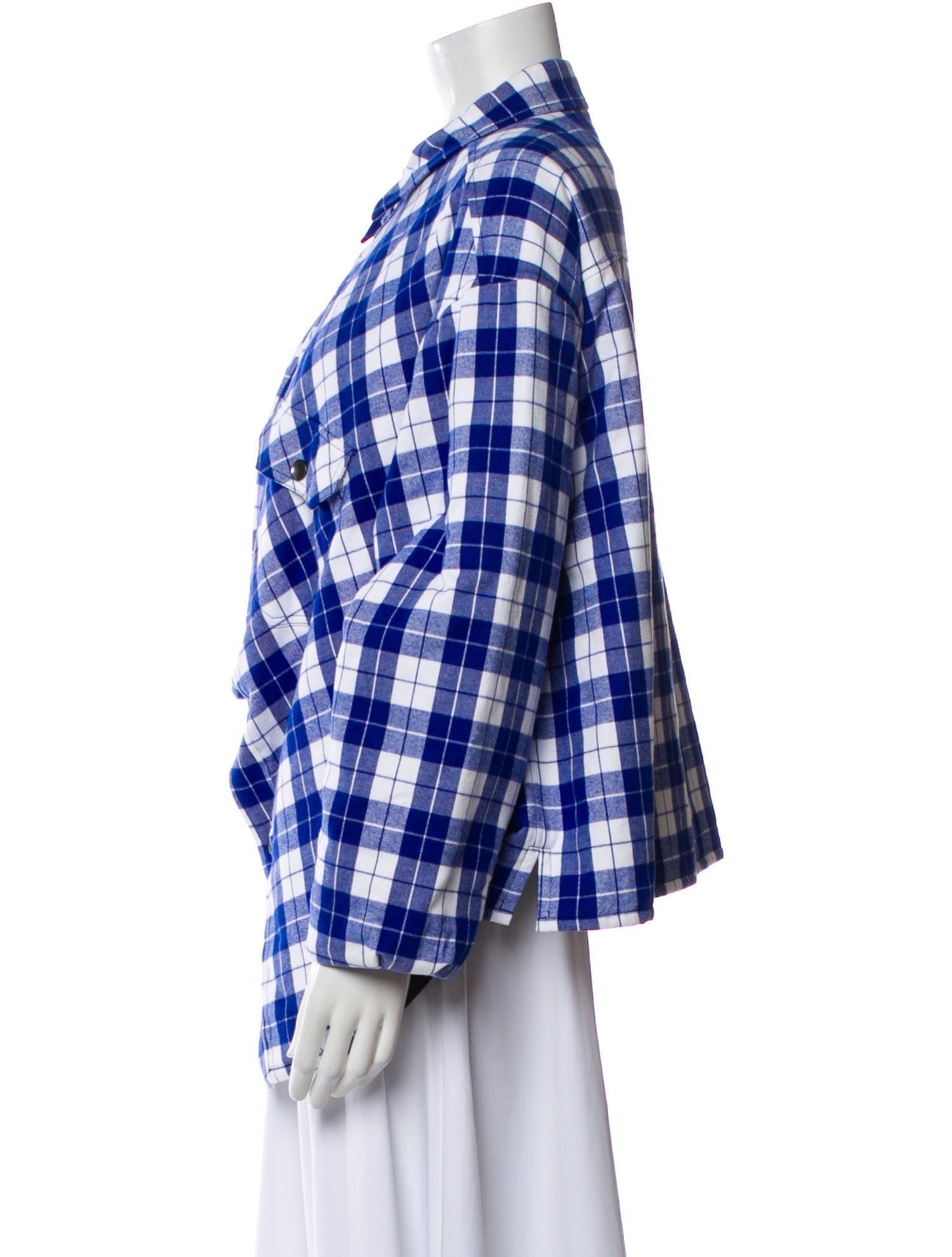 Balenciaga 2019 Plaid Print Jacket