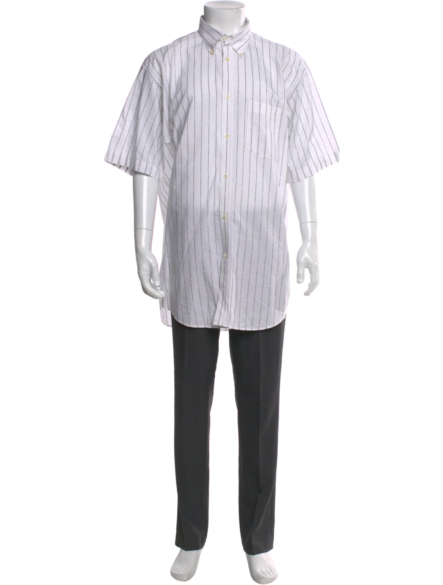 Balenciaga 2017 Striped Shirt