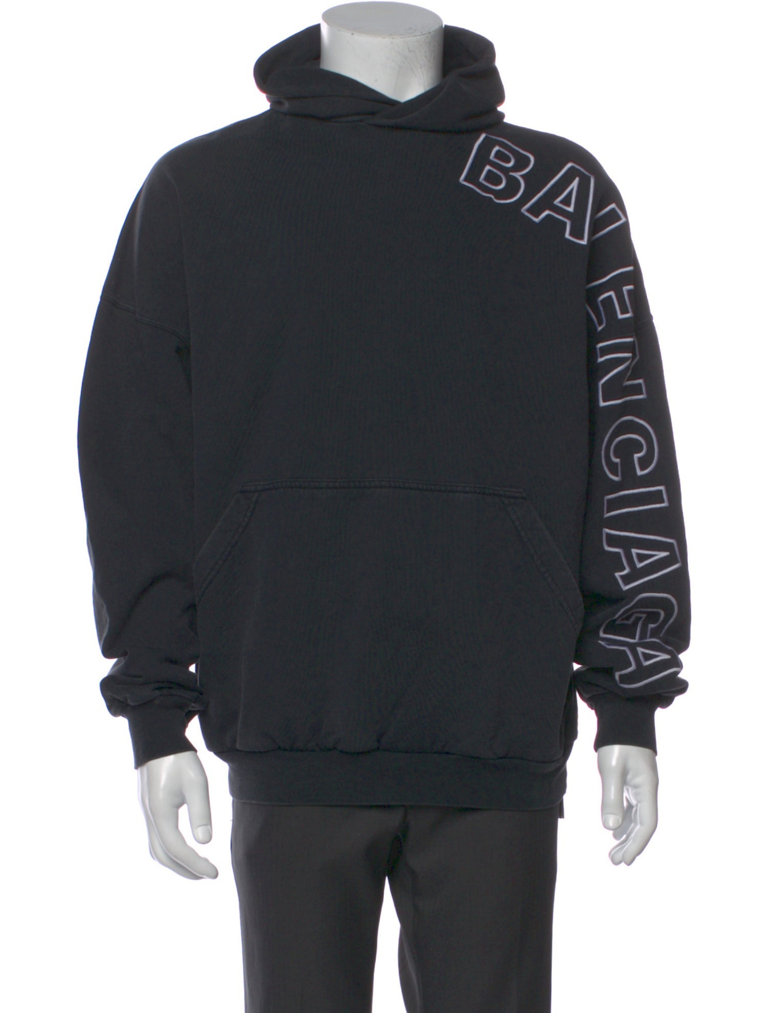 Balenciaga 2023 Graphic Print Hoodie