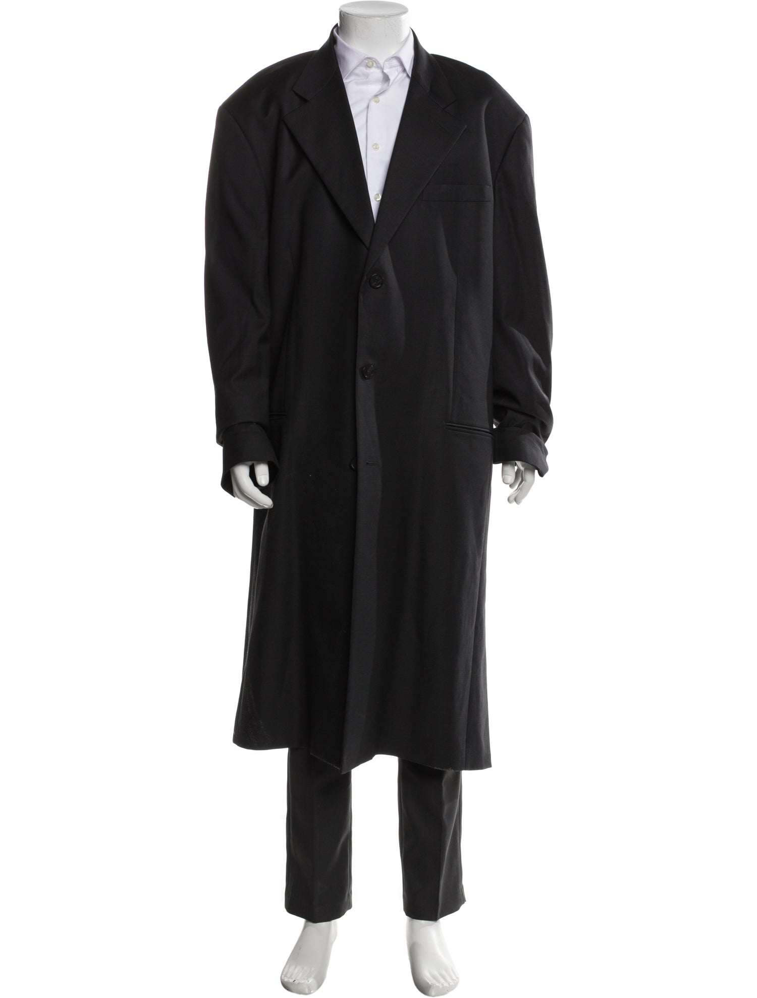 Balenciaga 2020 Wool Overcoat