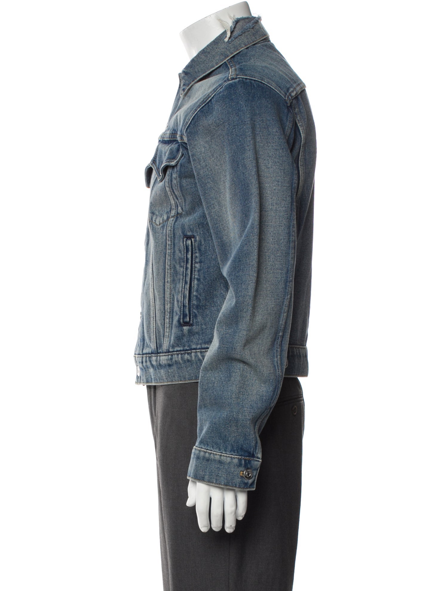 Balenciaga 2018 Campaign Logo Denim Jacket