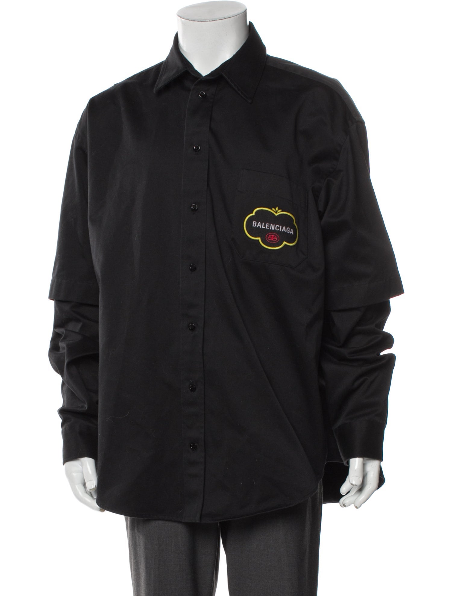 Balenciaga 2019 Signature Logo Shirt