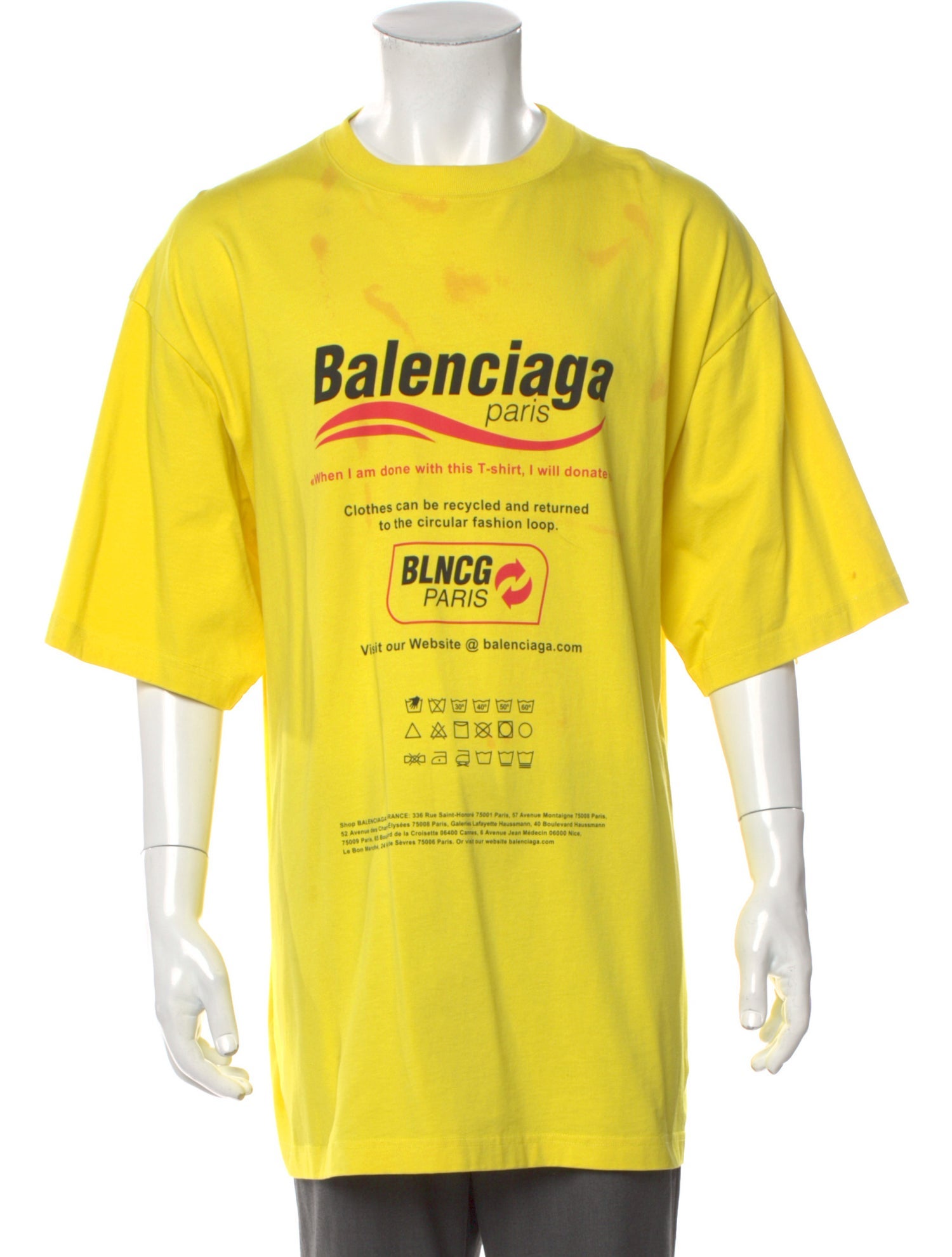 Balenciaga 2021 Graphic Print T-Shirt