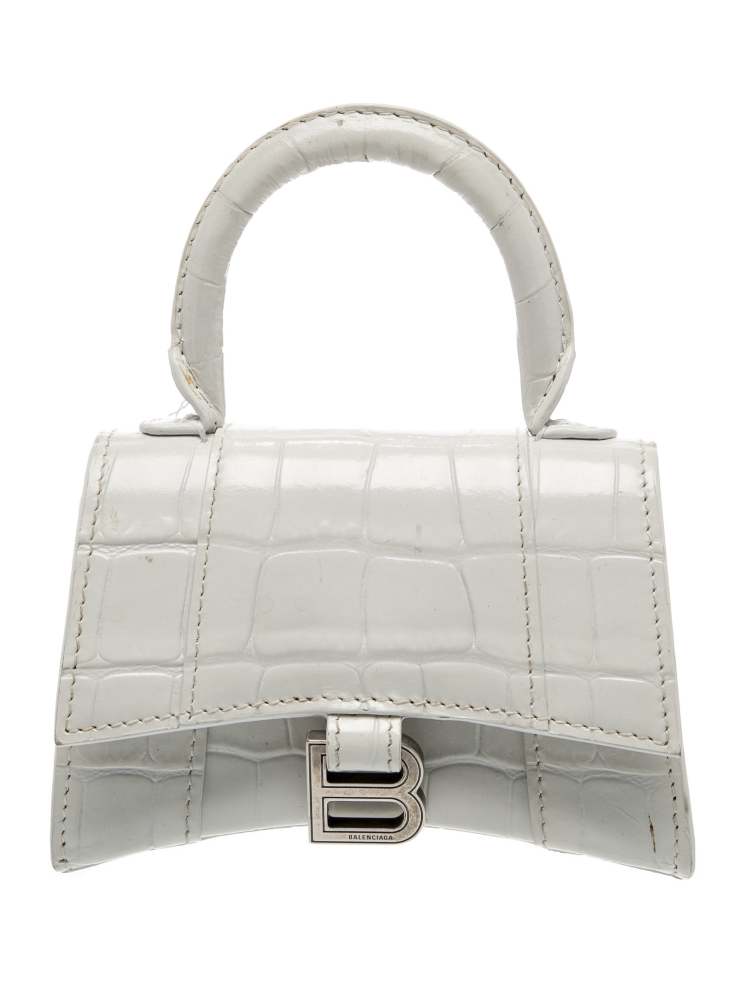 Balenciaga Embossed Leather Hourglass XS