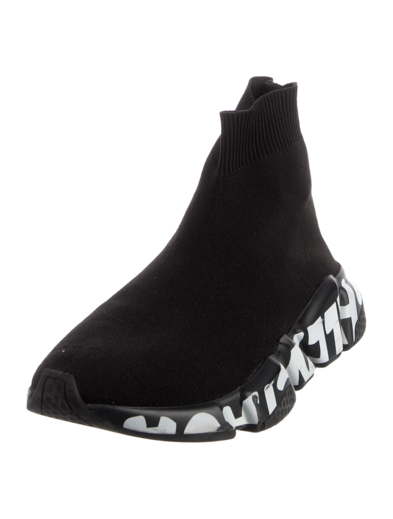 Balenciaga Speed Graffiti Sock Sneakers