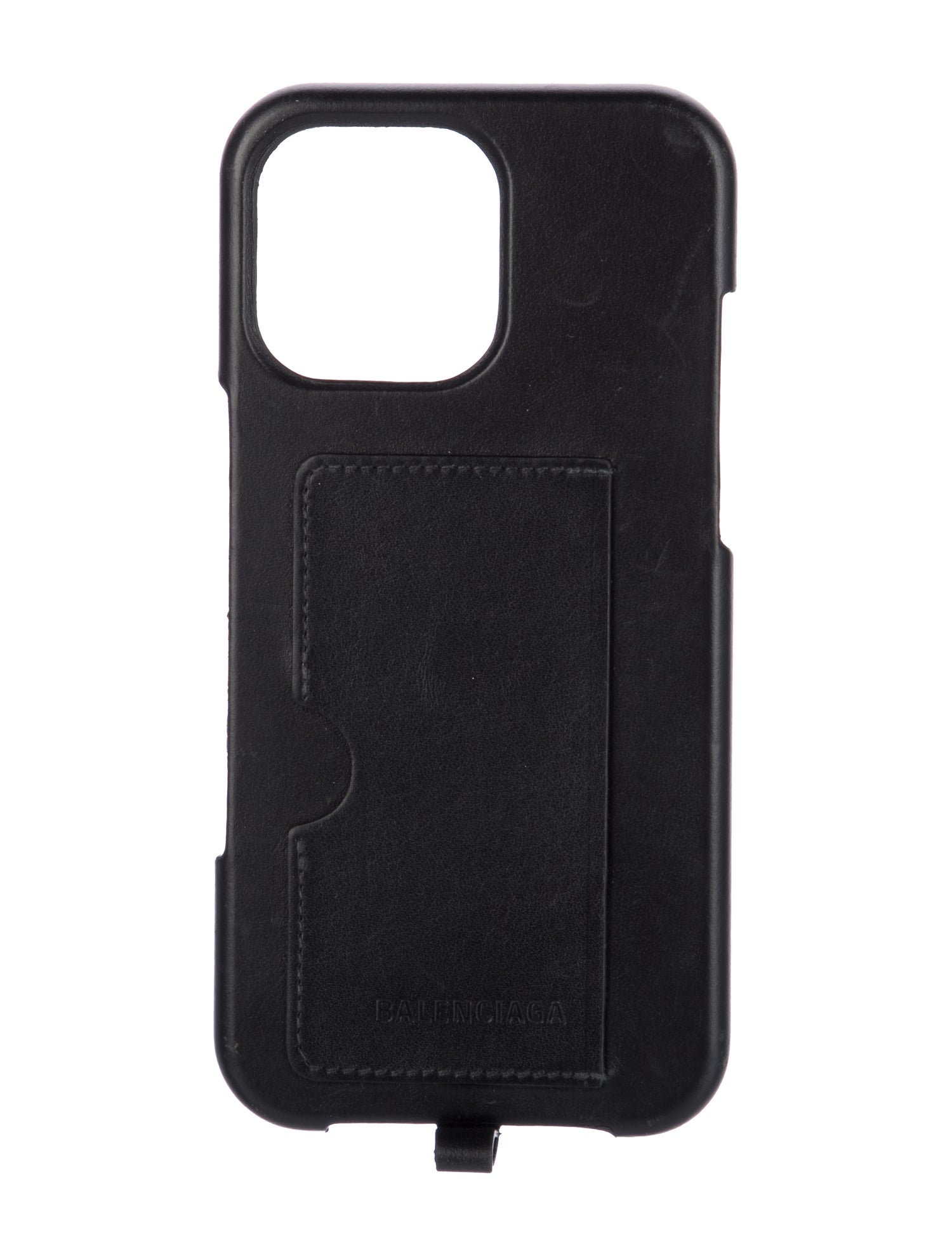 Balenciaga Leather Logo Phone Case