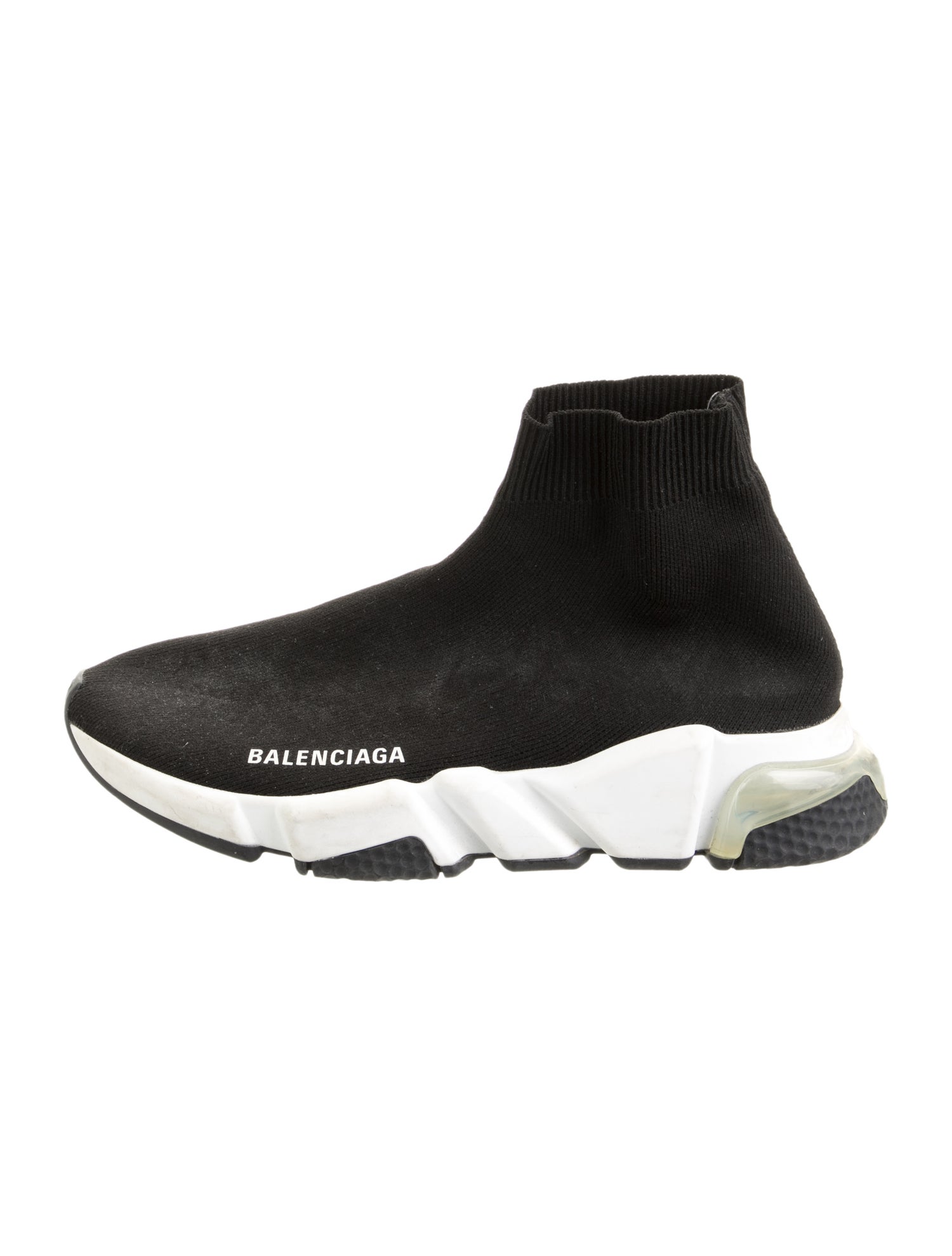 Balenciaga Speed Trainer Clear Sole Sock Sneakers