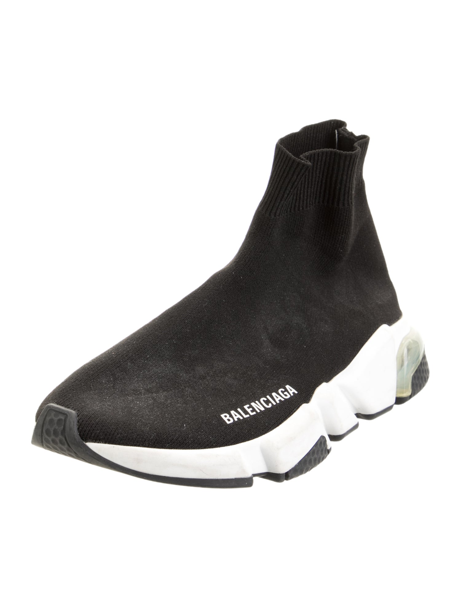 Balenciaga Speed Trainer Clear Sole Sock Sneakers