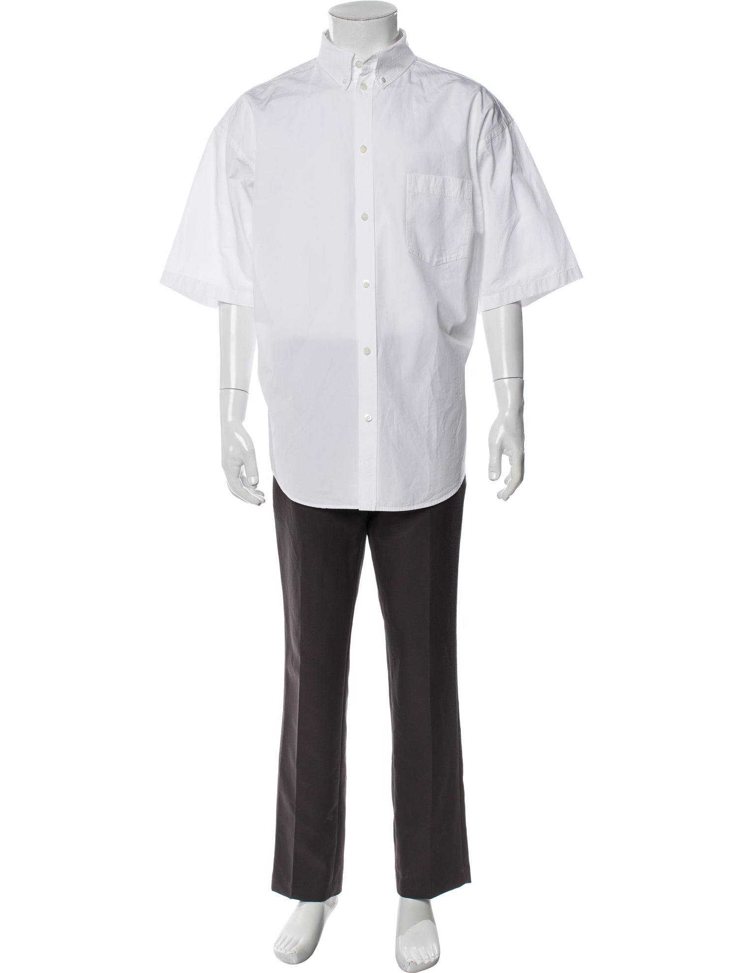 Balenciaga 2021 Signature Logo Shirt