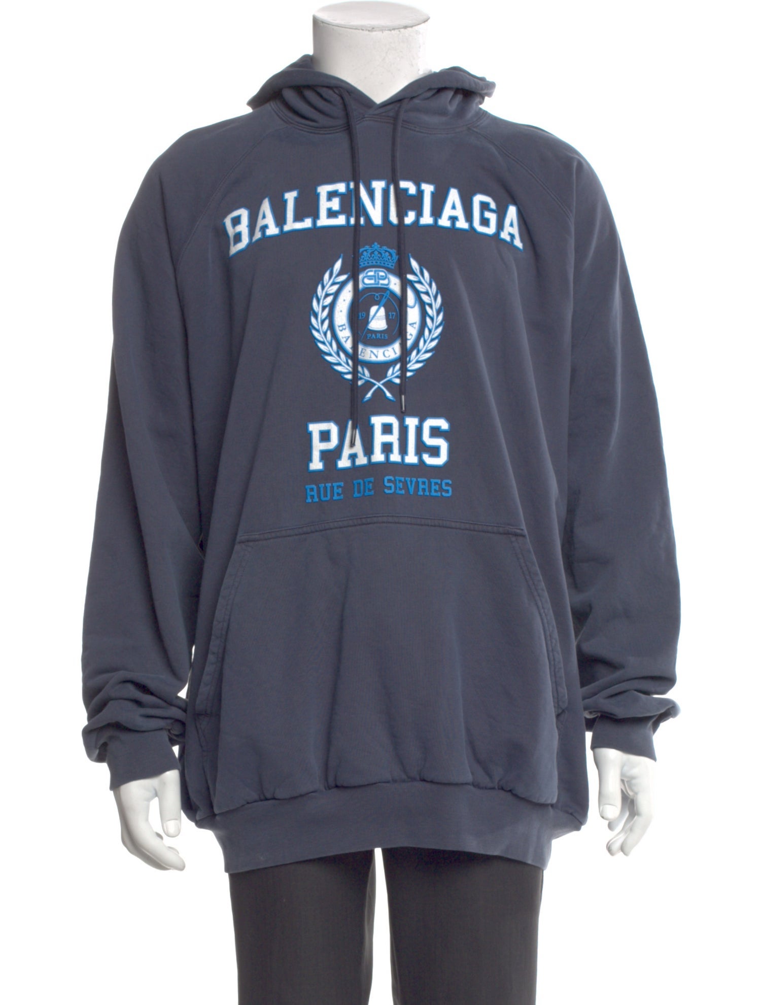 Balenciaga 2021 Graphic Print Hoodie