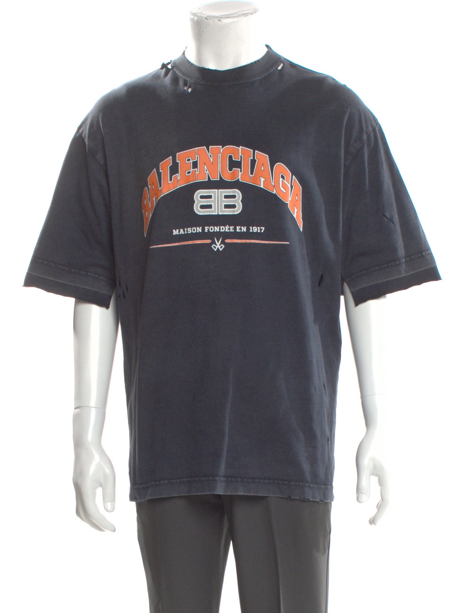 Balenciaga 2021 Graphic Print Shirt