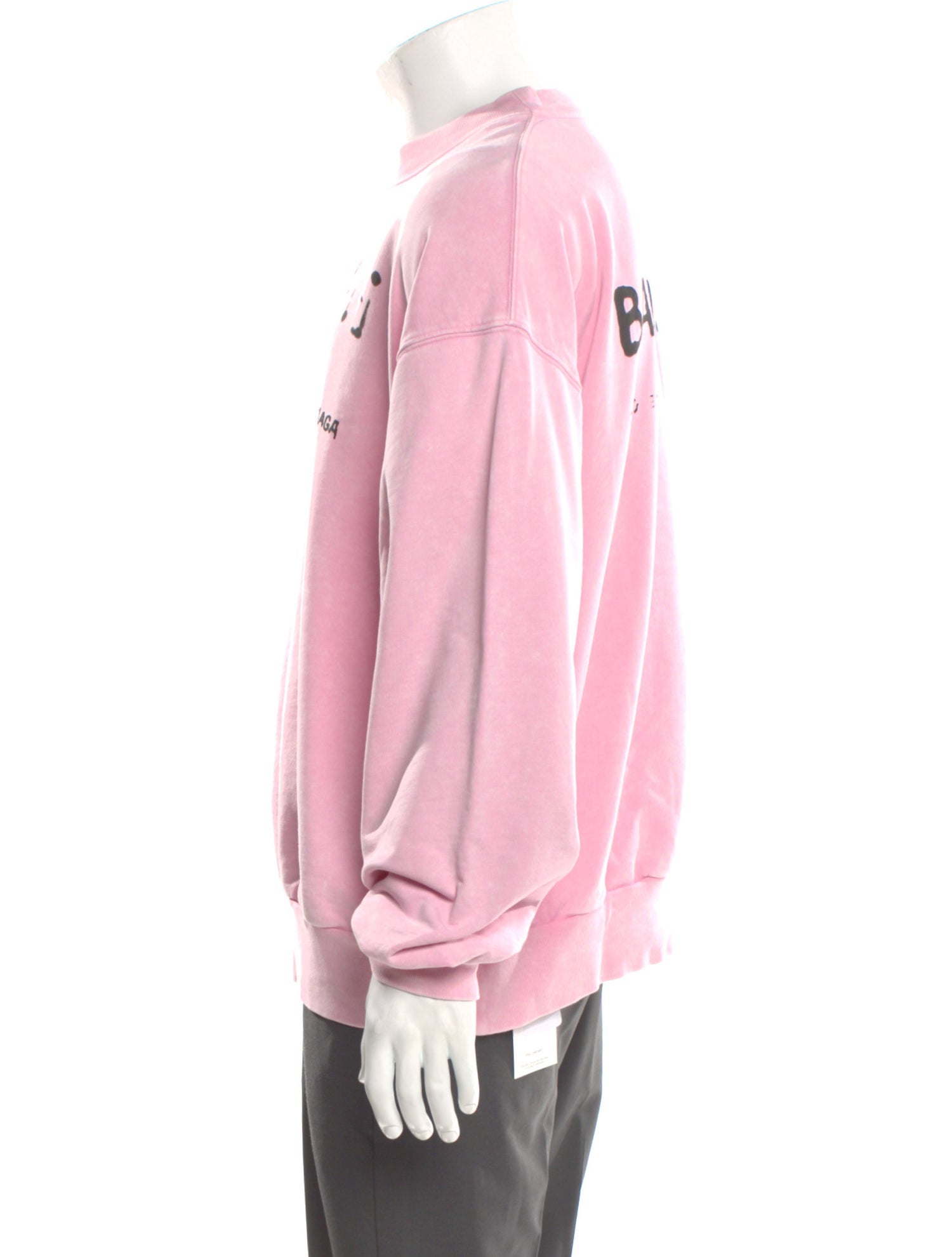 Balenciaga Graphic Print Crew Neck Sweatshirt