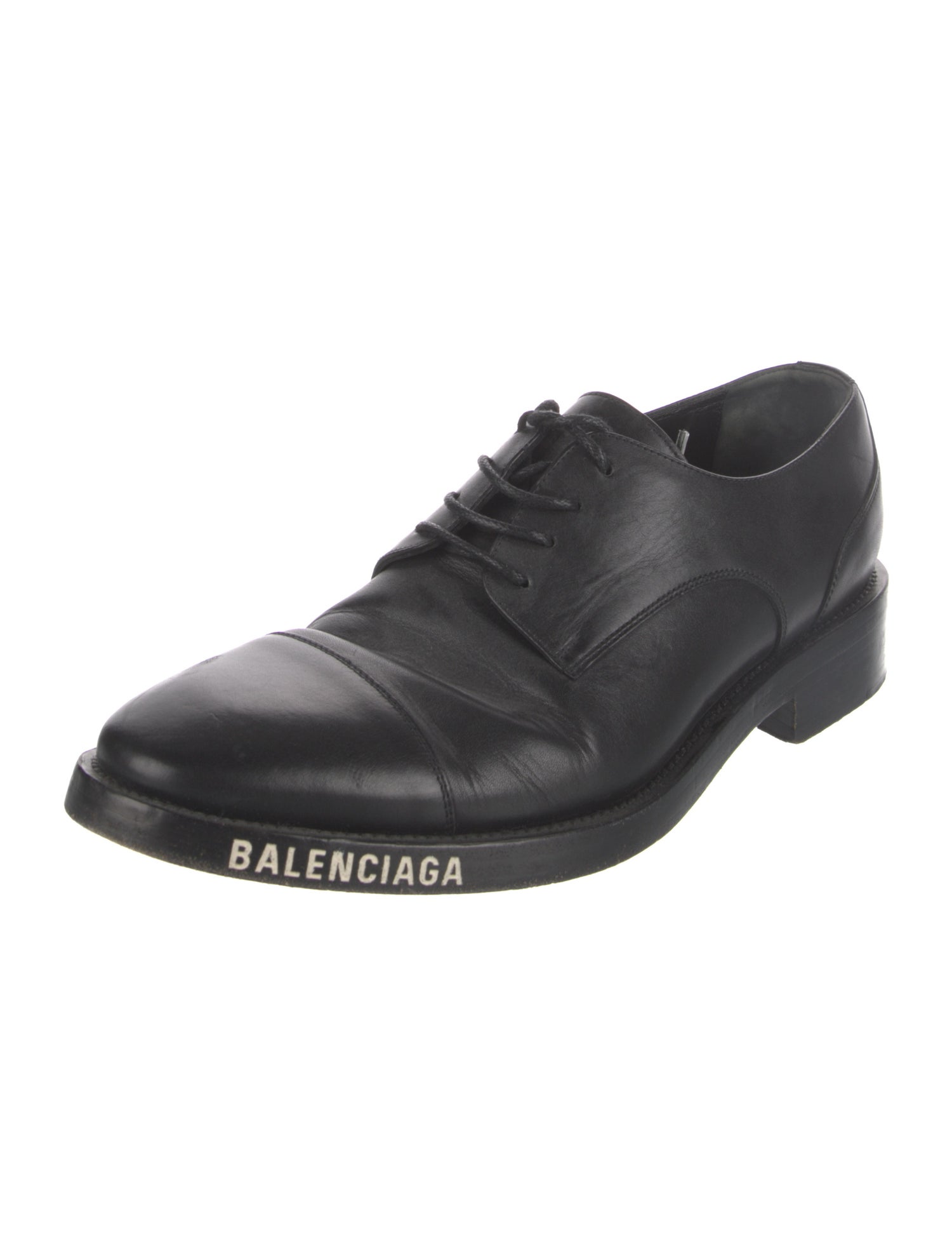 Balenciaga Leather Derby Shoes