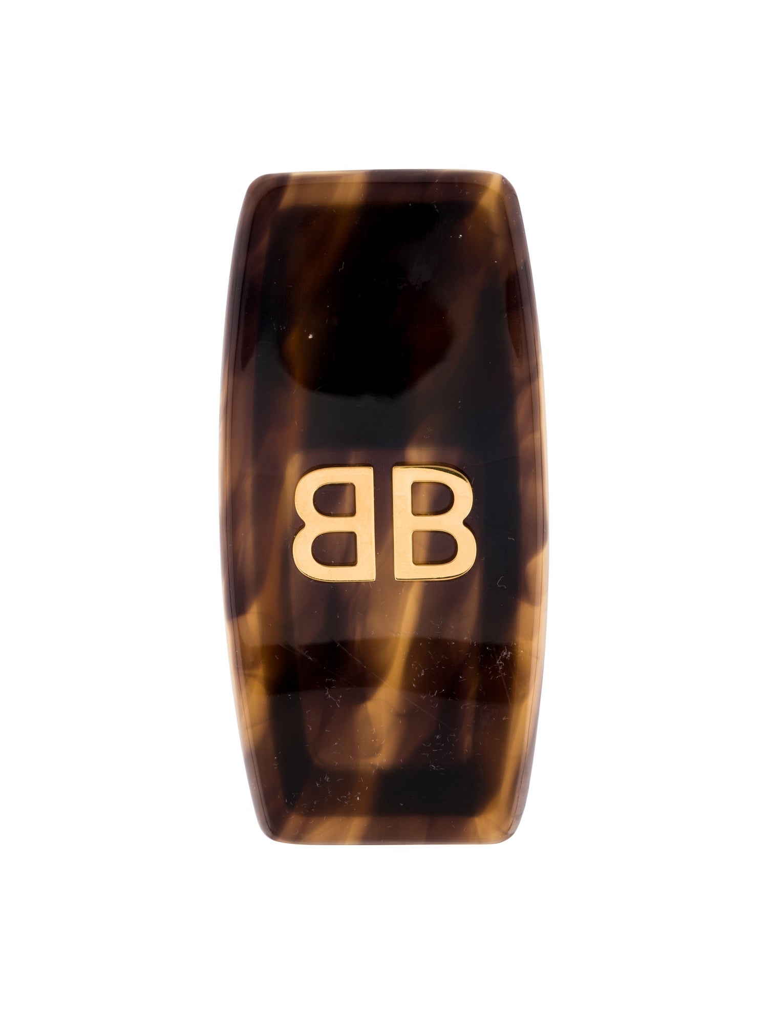 Balenciaga Tortoise Shell BB Drop Single Earring