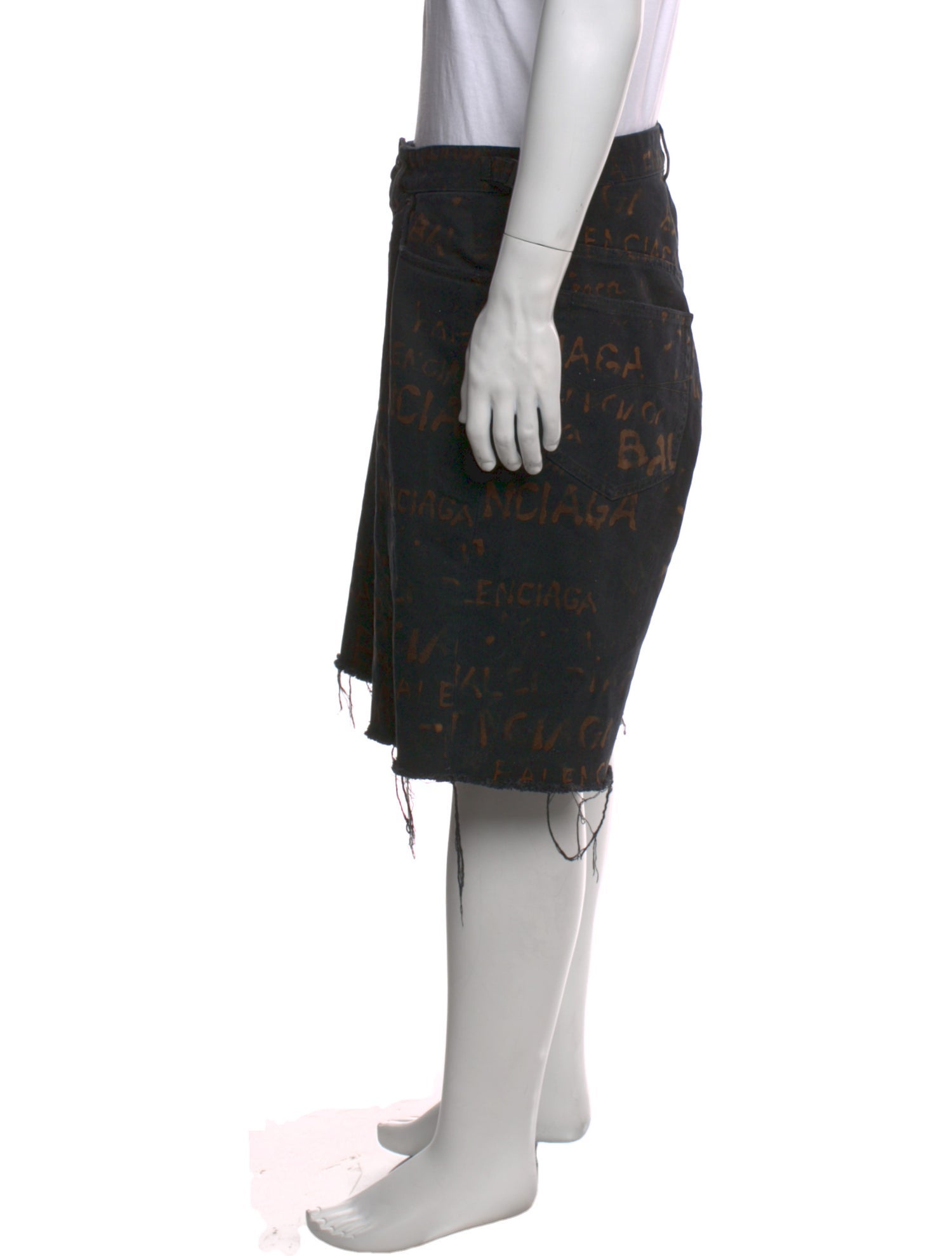 Balenciaga 2024 Denim Shorts