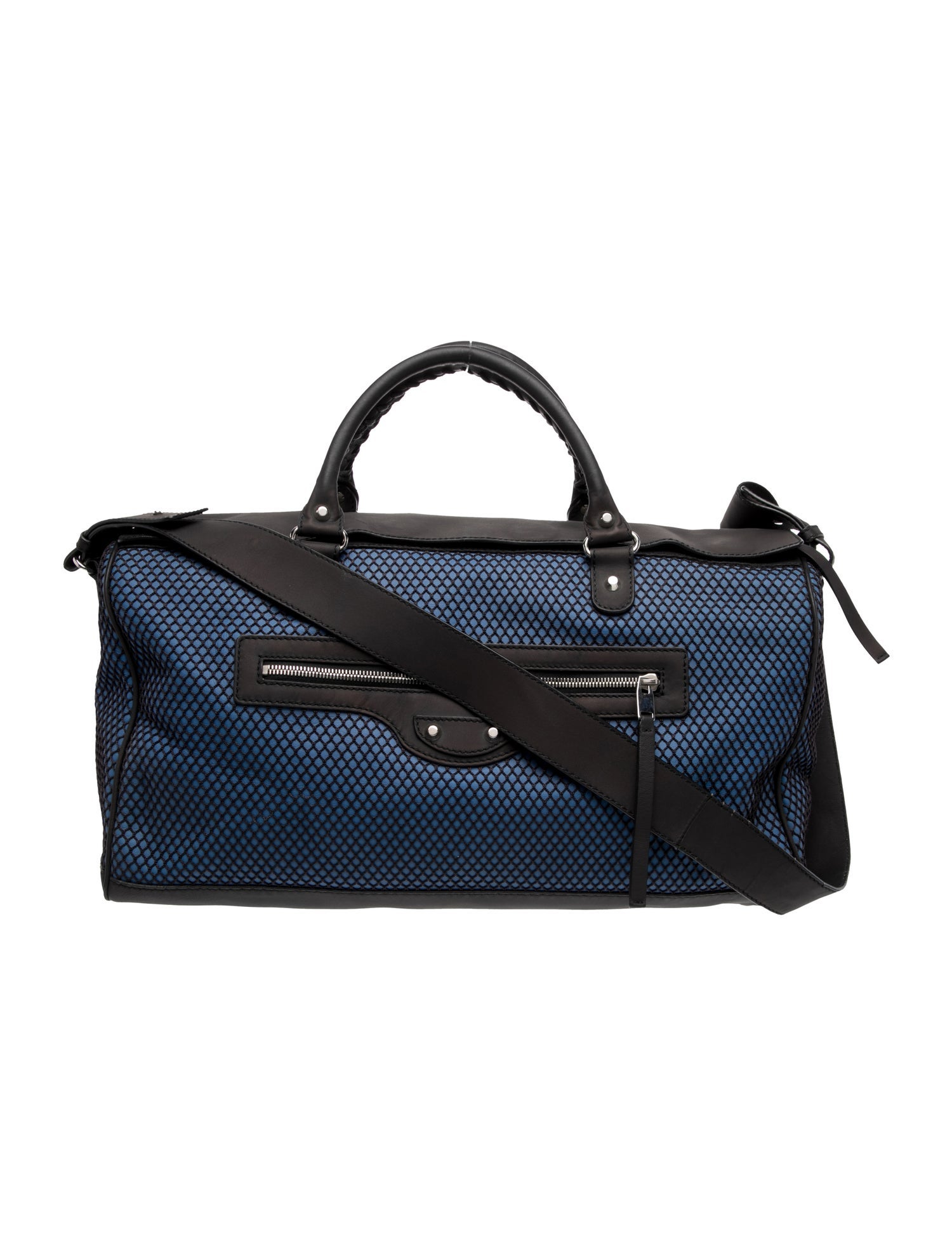 Balenciaga Leather Weekender Bag