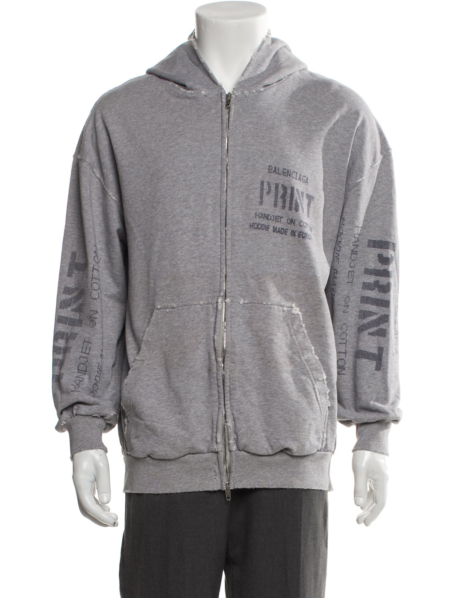 Balenciaga 2022 Printed Hoodie