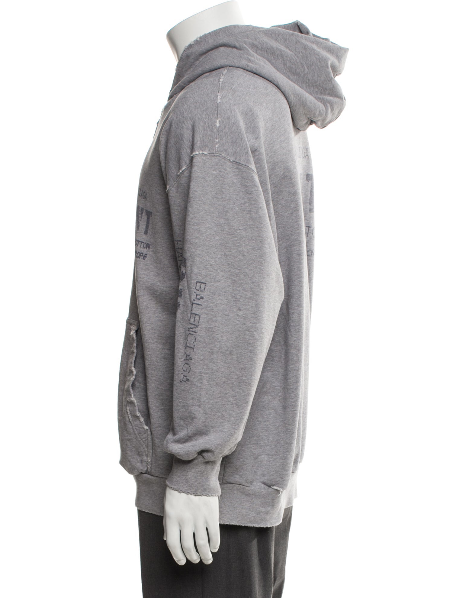 Balenciaga 2022 Printed Hoodie