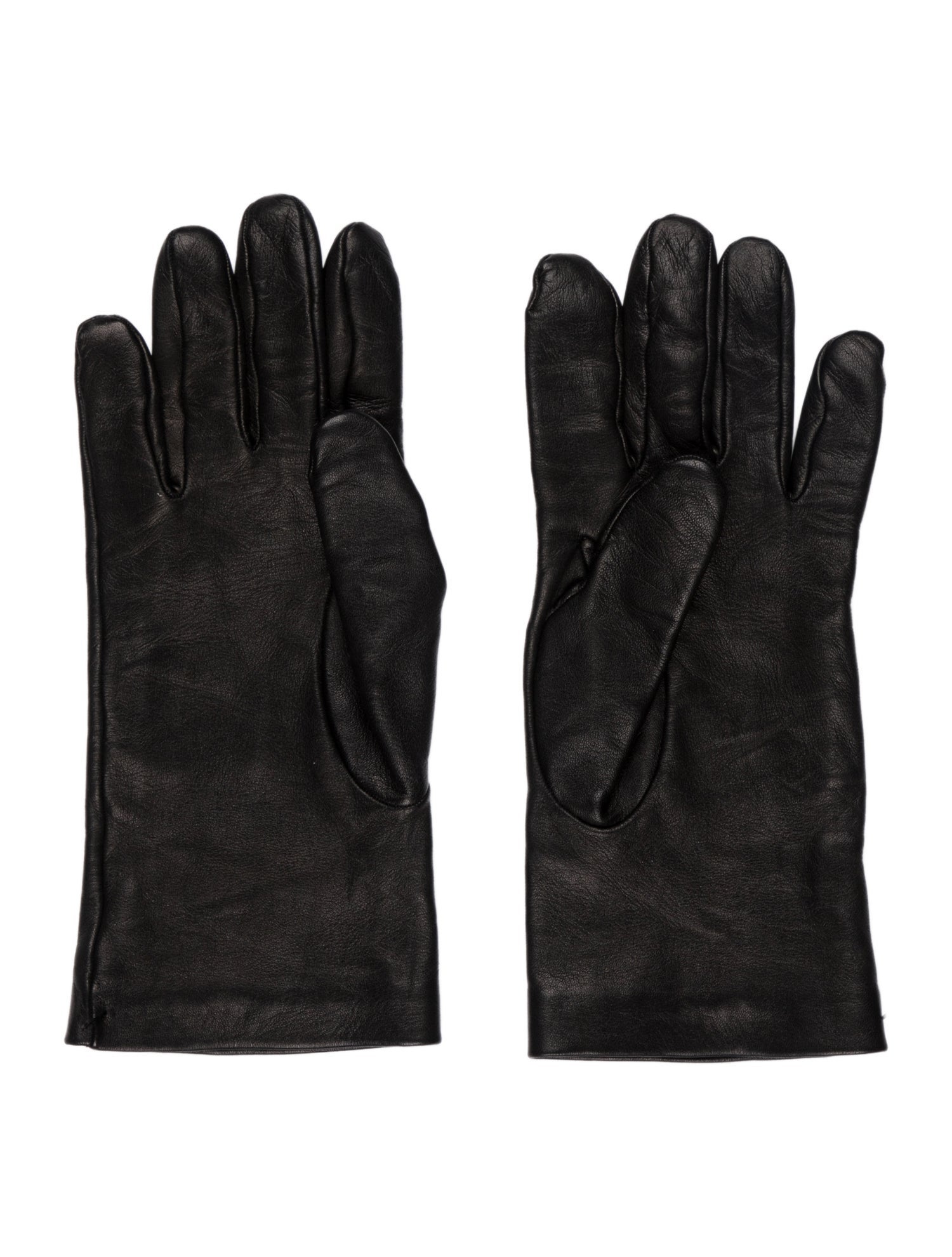 Balenciaga Leather Winter Gloves