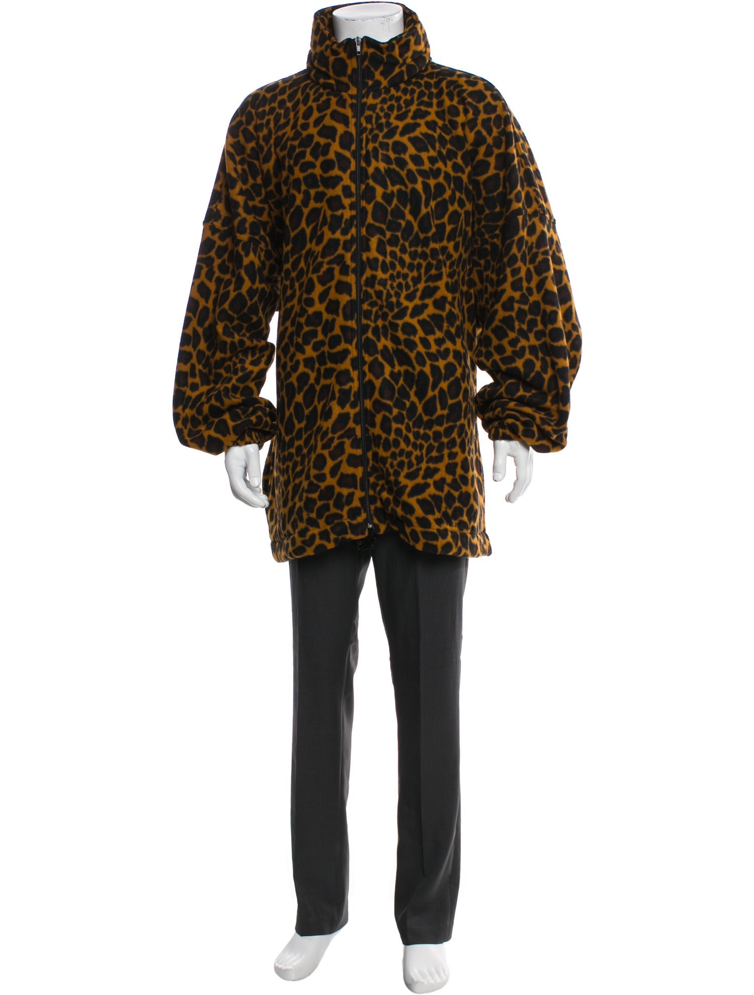 Balenciaga 2018 Animal Print Parka