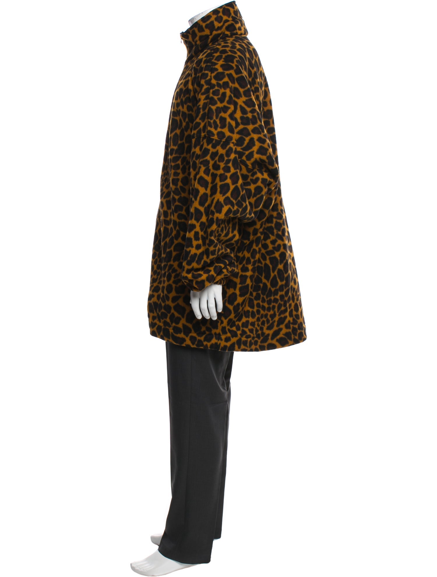 Balenciaga 2018 Animal Print Parka
