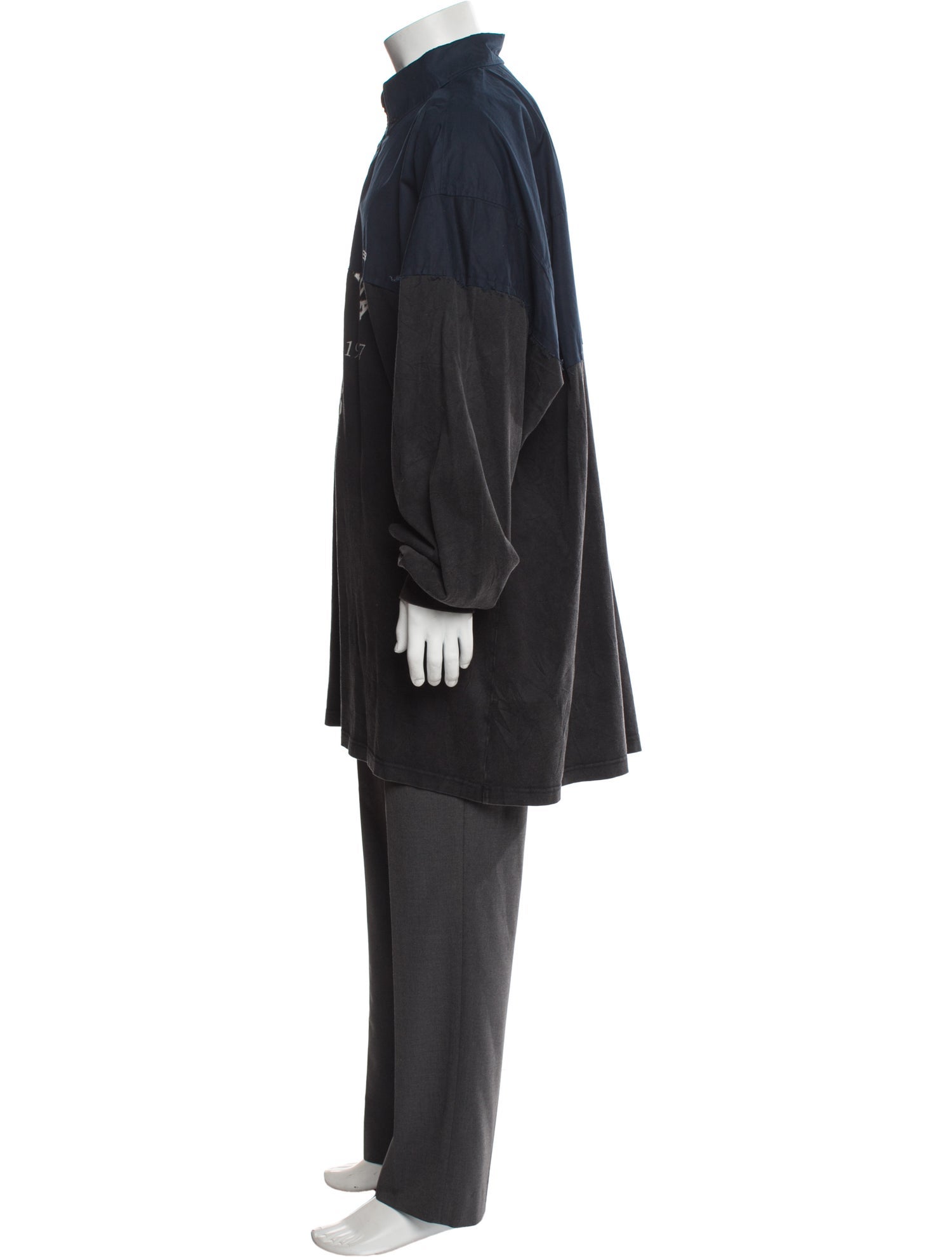 Balenciaga 2021 Graphic Print Polo Shirt