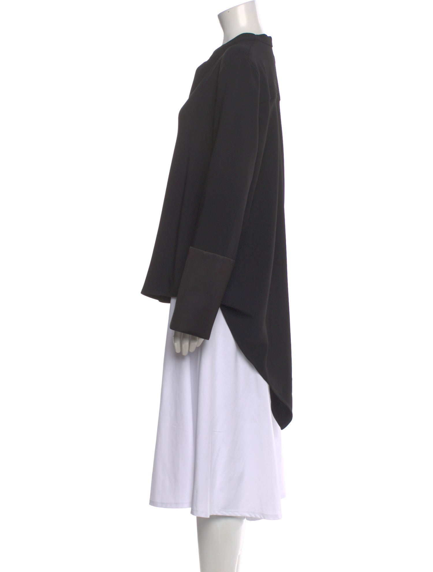 Balenciaga 2014 V-Neck Blouse