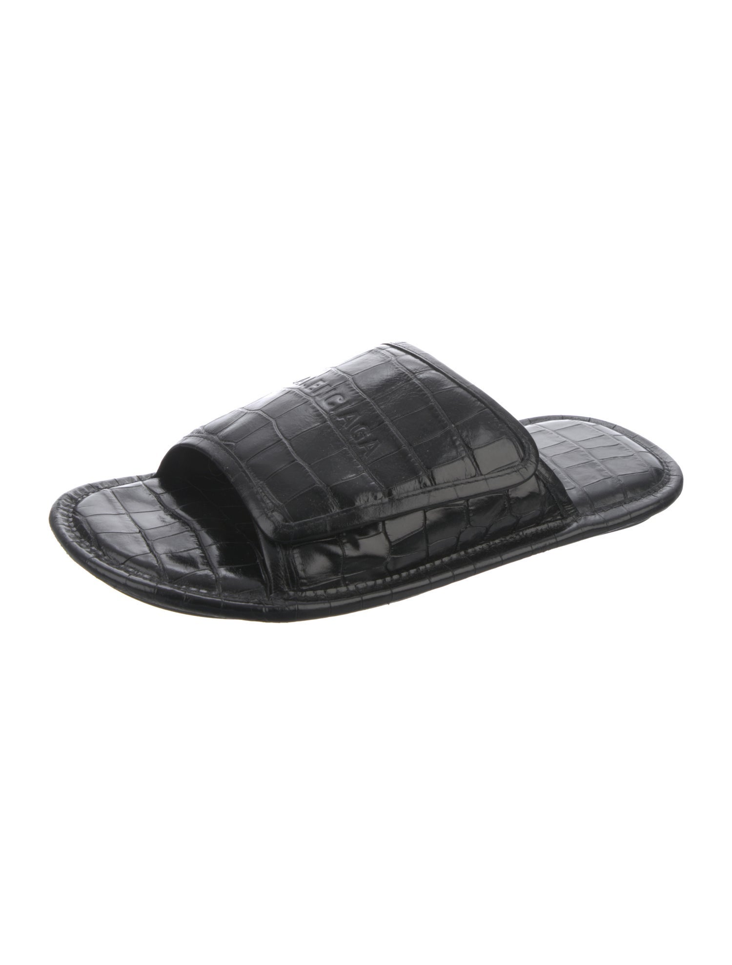 Balenciaga Leather Slides