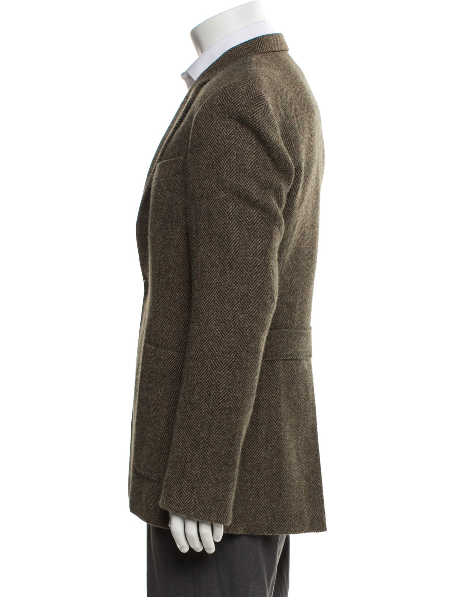 Balenciaga Vintage Tweed Pattern Blazer