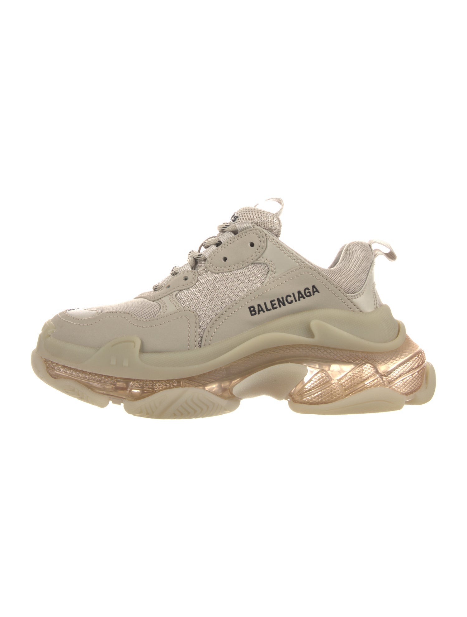 Balenciaga Triple S 'Clear Sole' Chunky Sneakers