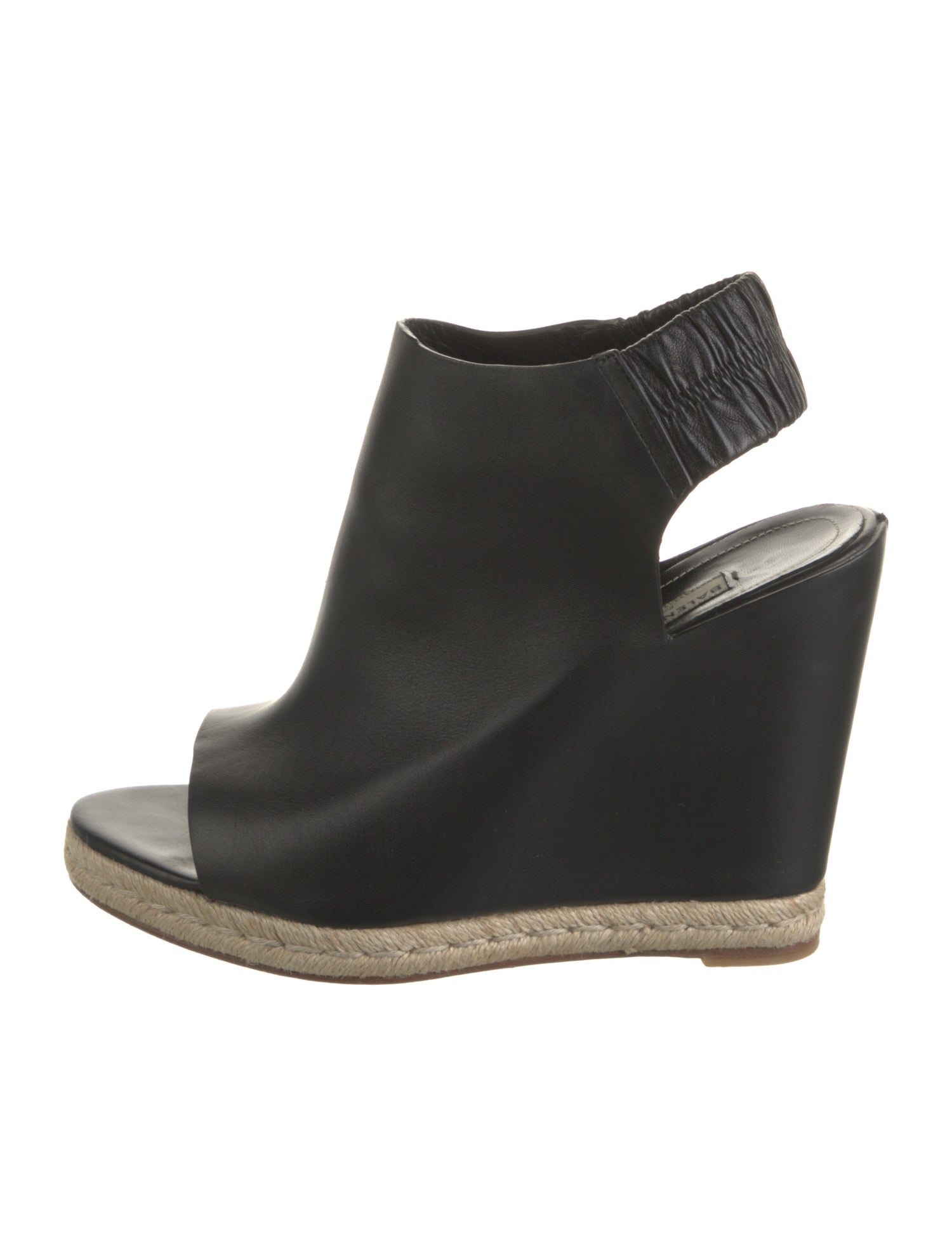 Balenciaga Leather Espadrilles