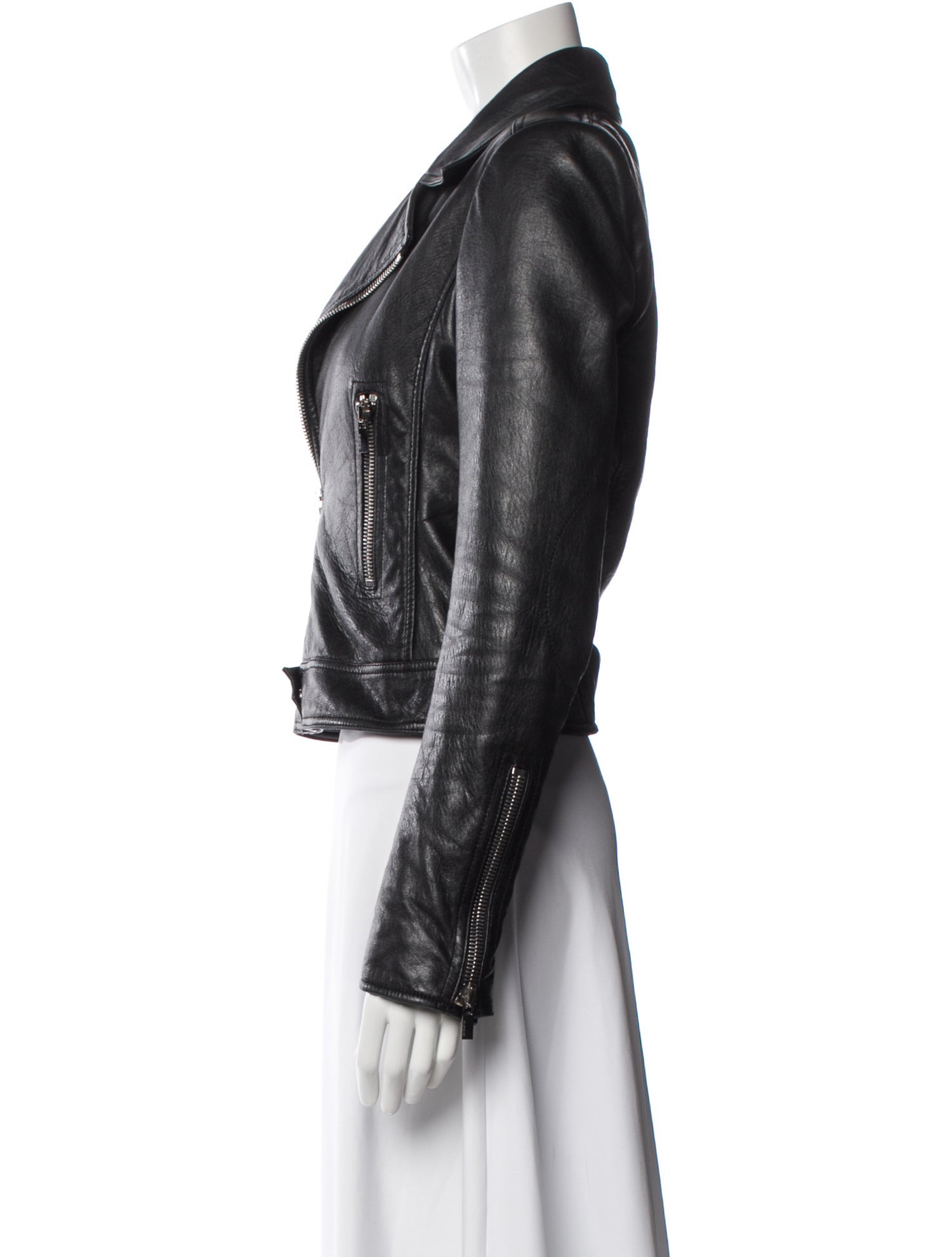 Balenciaga Leather Biker Jacket