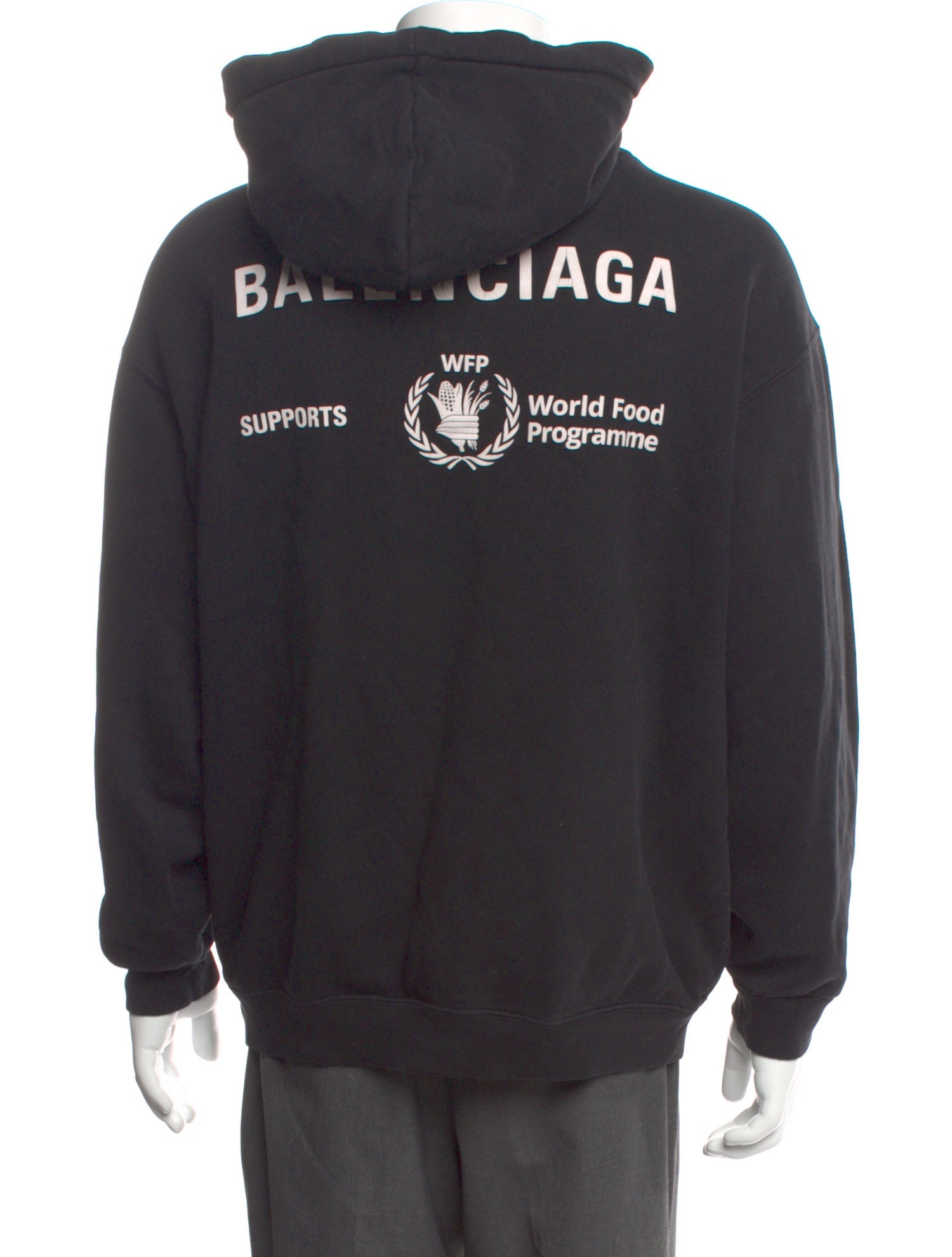 Balenciaga 2020 'WFP' Hoodie - Grey Sweatshirts & Hoodies