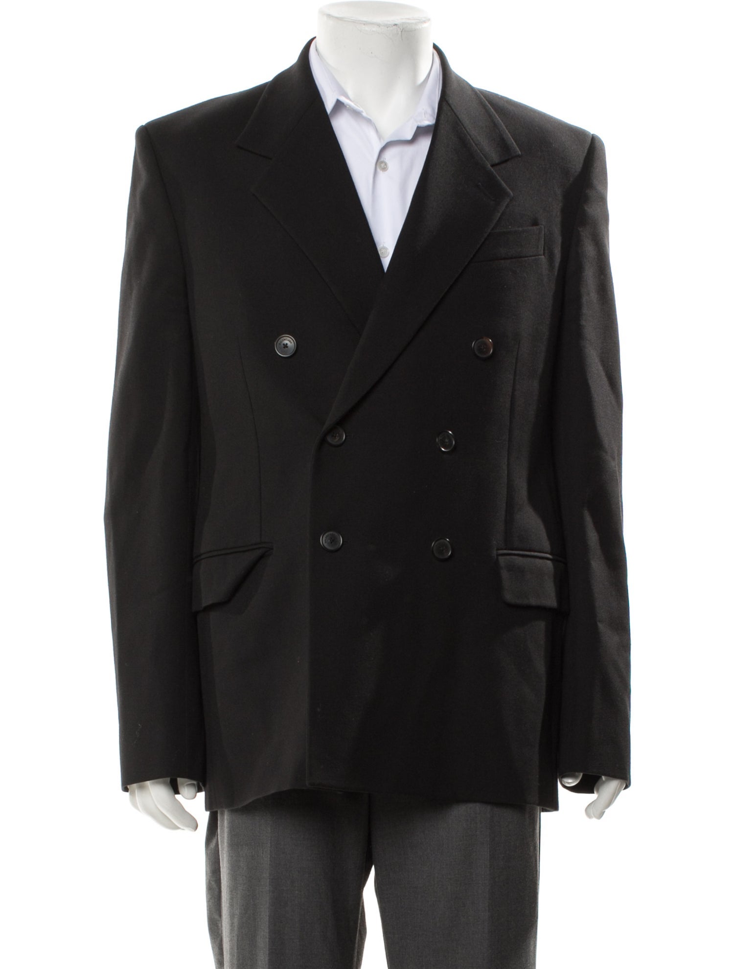 Balenciaga 2017 Virgin Wool Peacoat