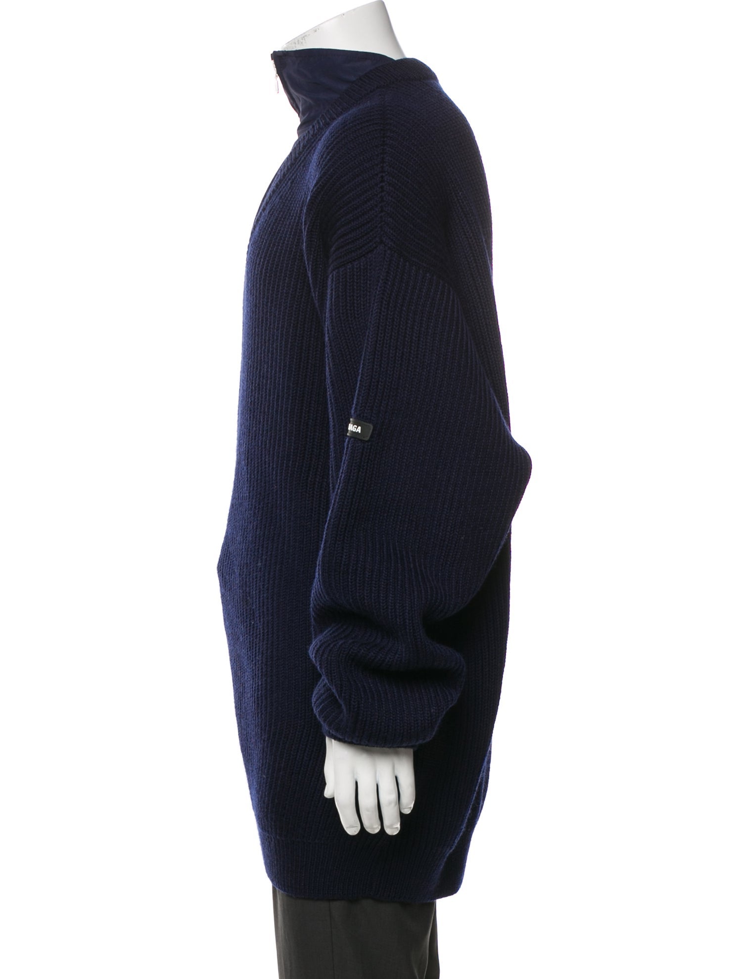 Balenciaga 2021 Signature Logo Cardigan w/ Tags