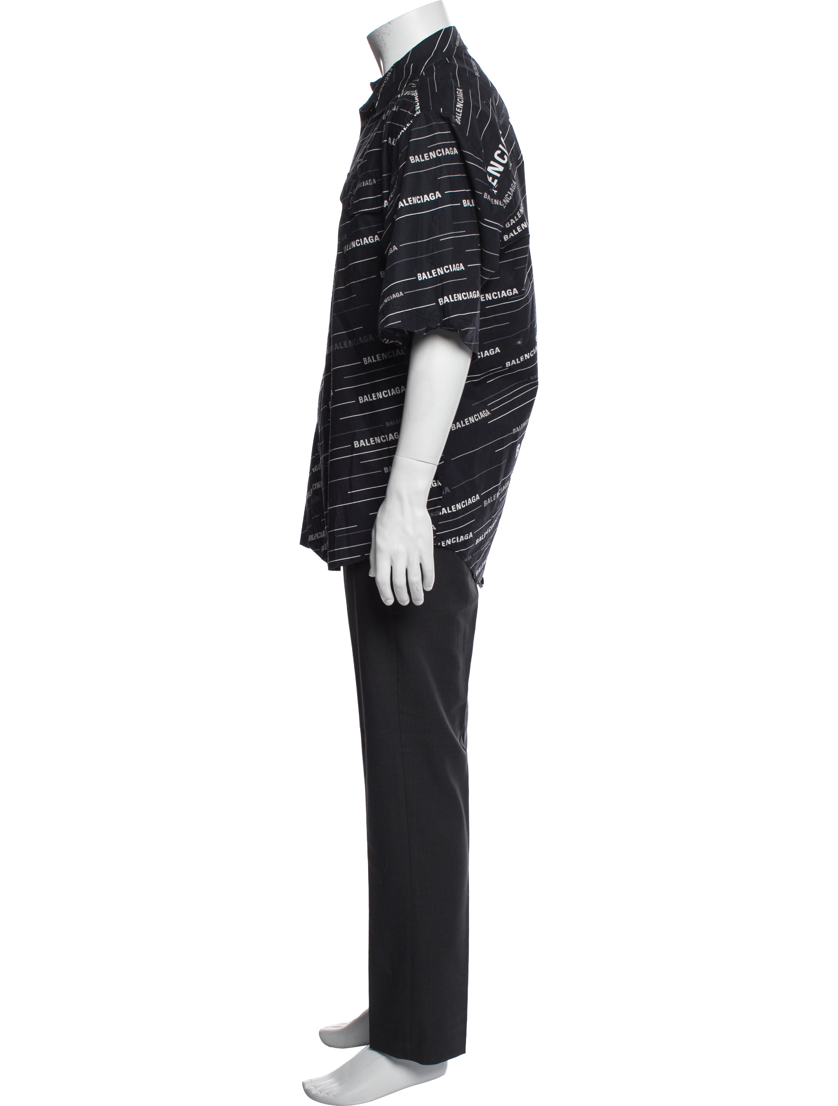 Balenciaga 2018 Printed Shirt w/ Tags