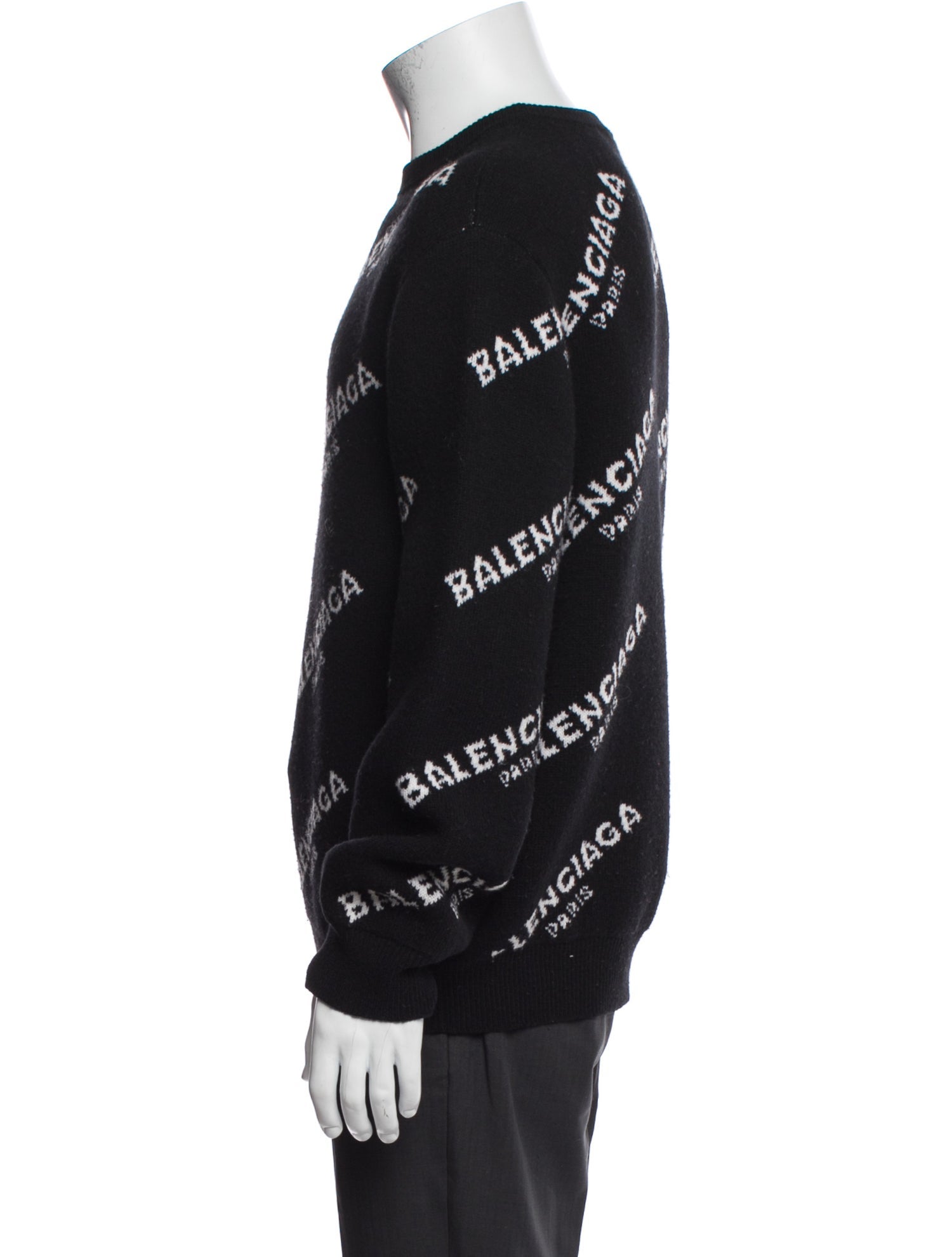 Balenciaga 2017 Signature Logo Pullover