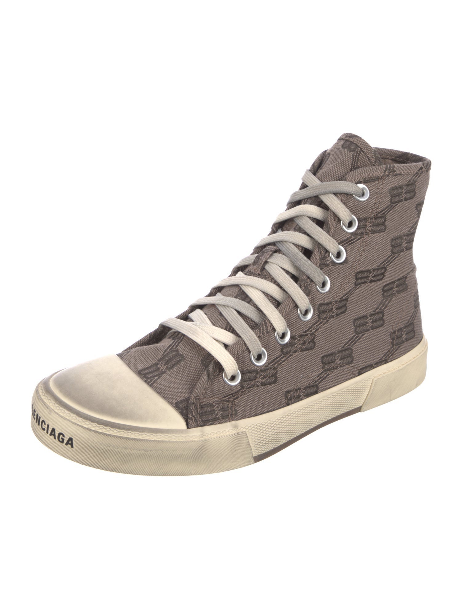 Balenciaga Paris High BB Monogram Sneakers