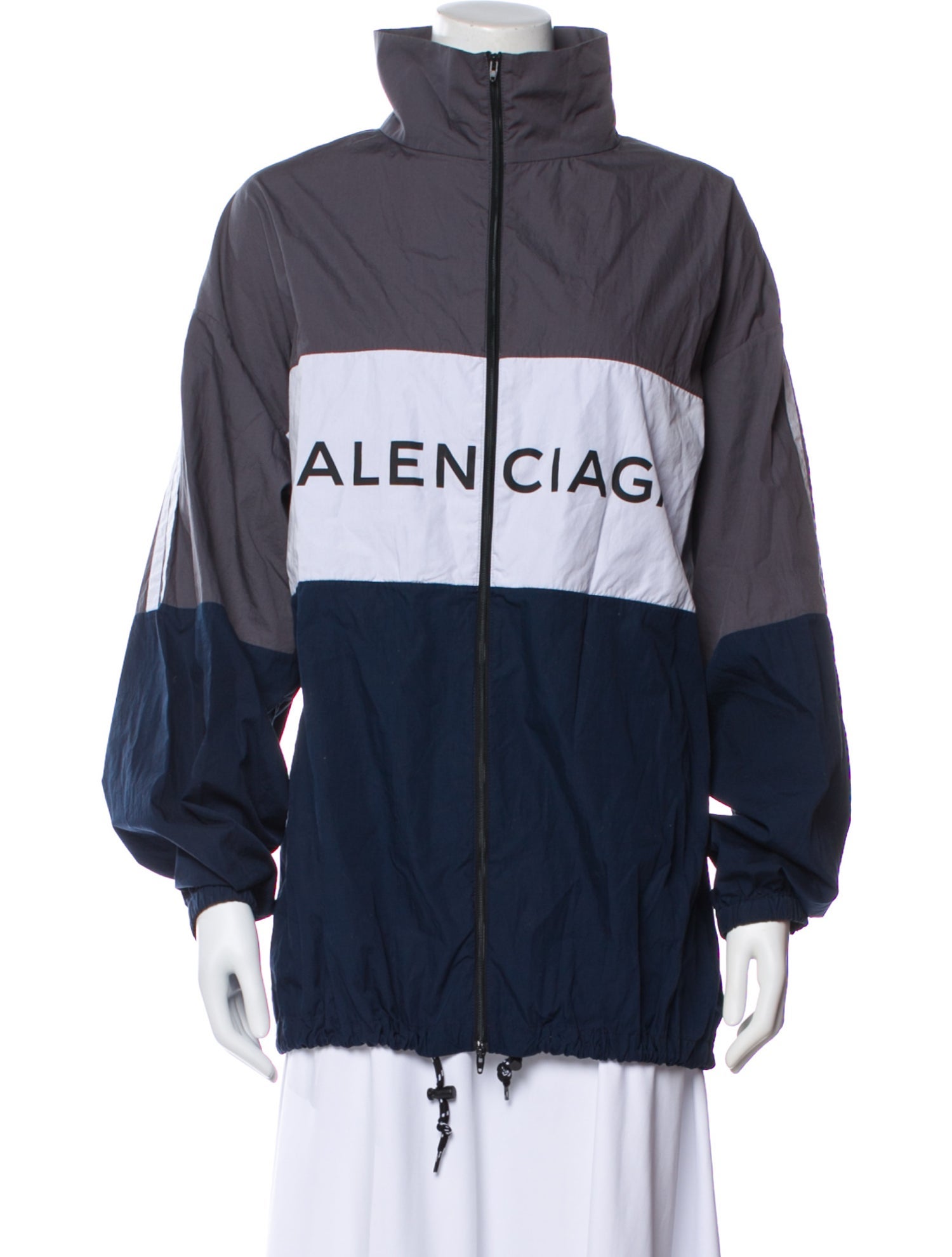 Balenciaga 2018 Signature Logo Windbreaker