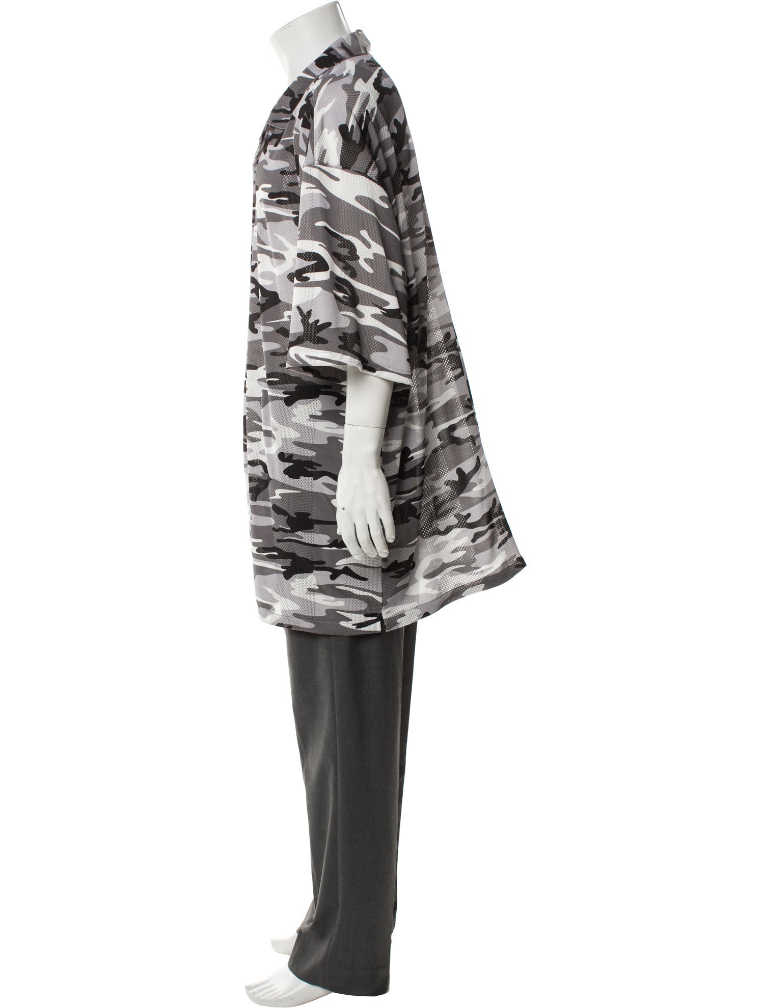 Balenciaga 2020 Camouflage Print Shirt