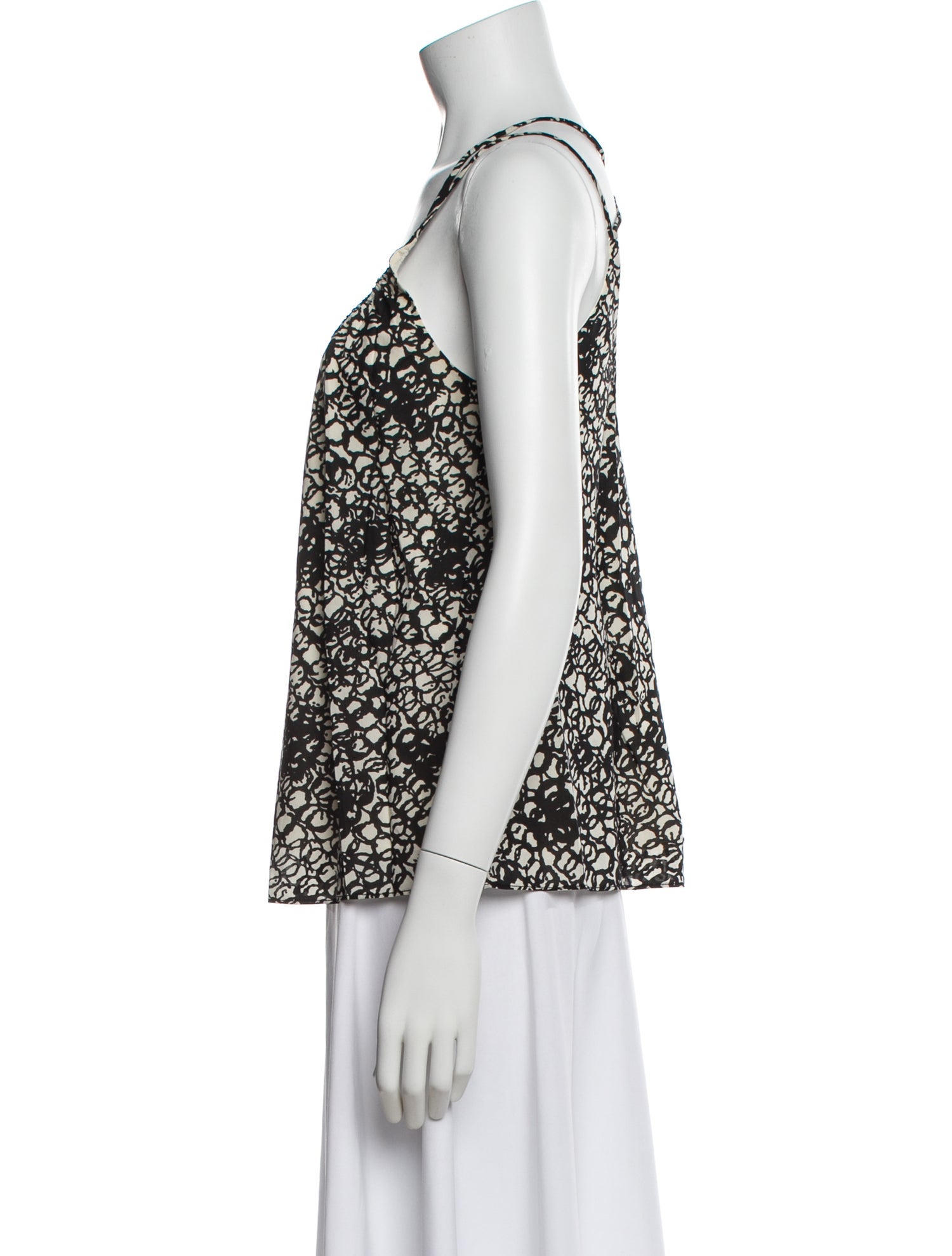 Balenciaga Silk Printed Top