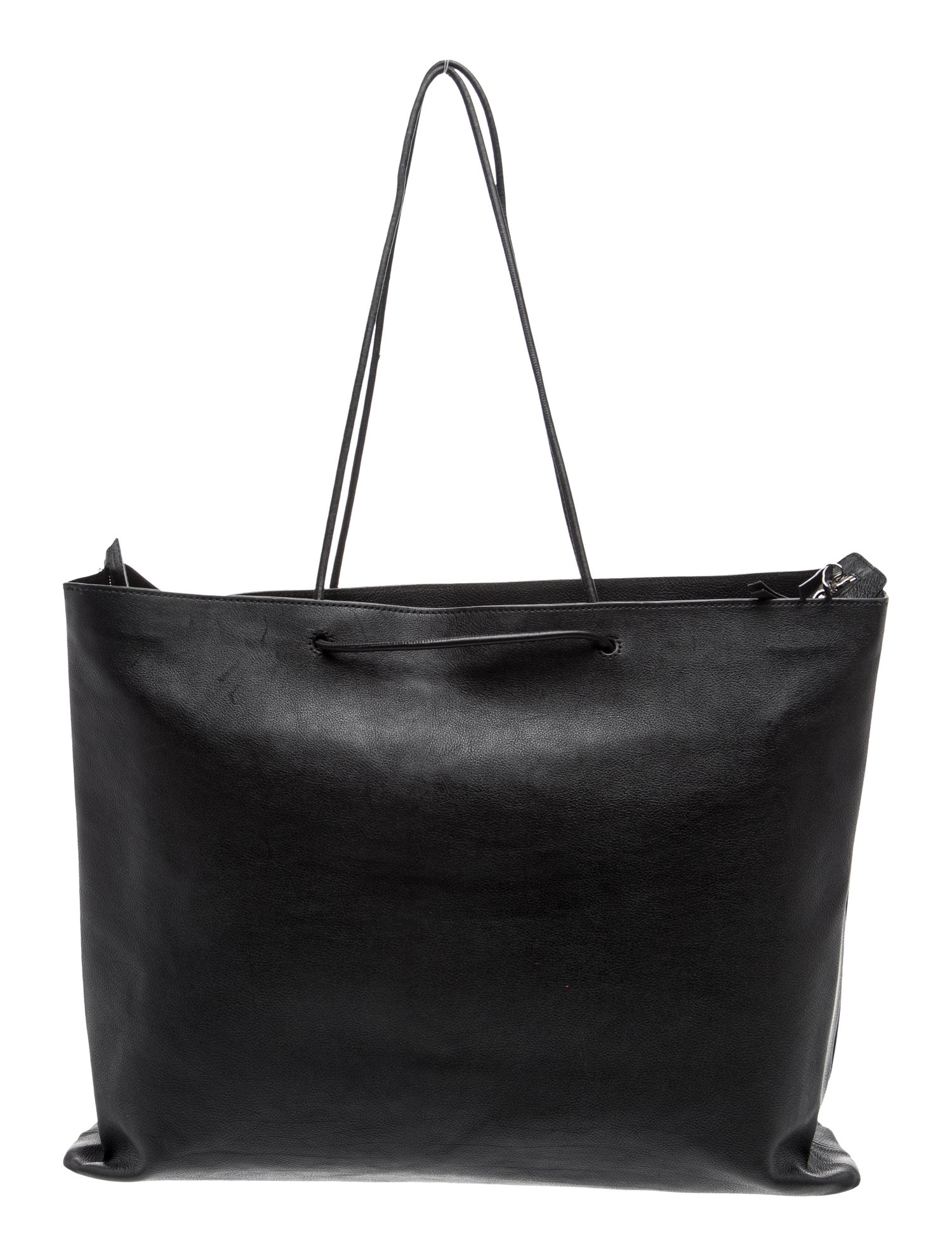 BALENCIAGA レザーバッグ ブラック Balenciaga Leather Large Shopping - Black Totes, Bags - BAL375007
