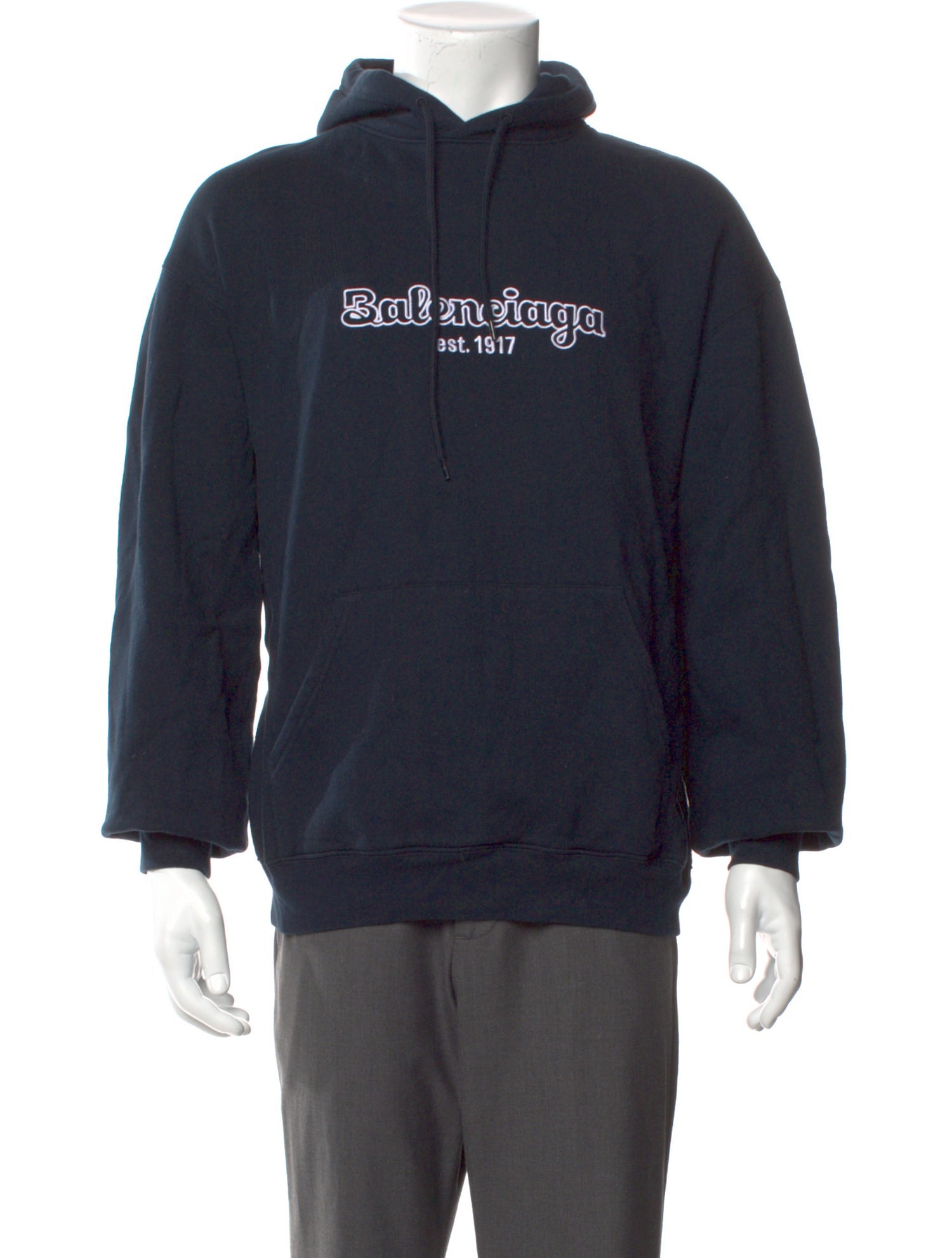 Balenciaga 2019 Signature Logo Hoodie