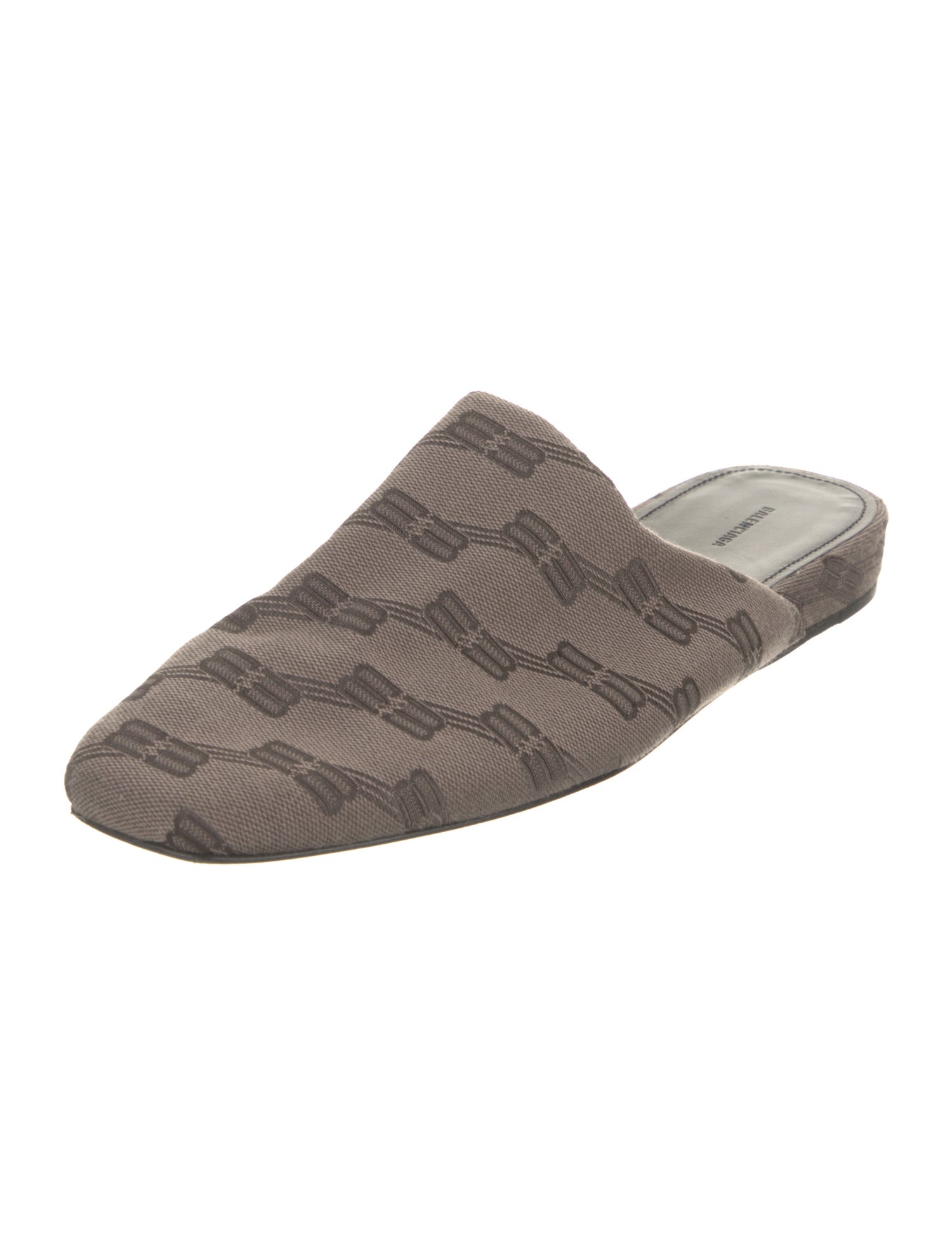 Balenciaga Canvas Printed Slippers